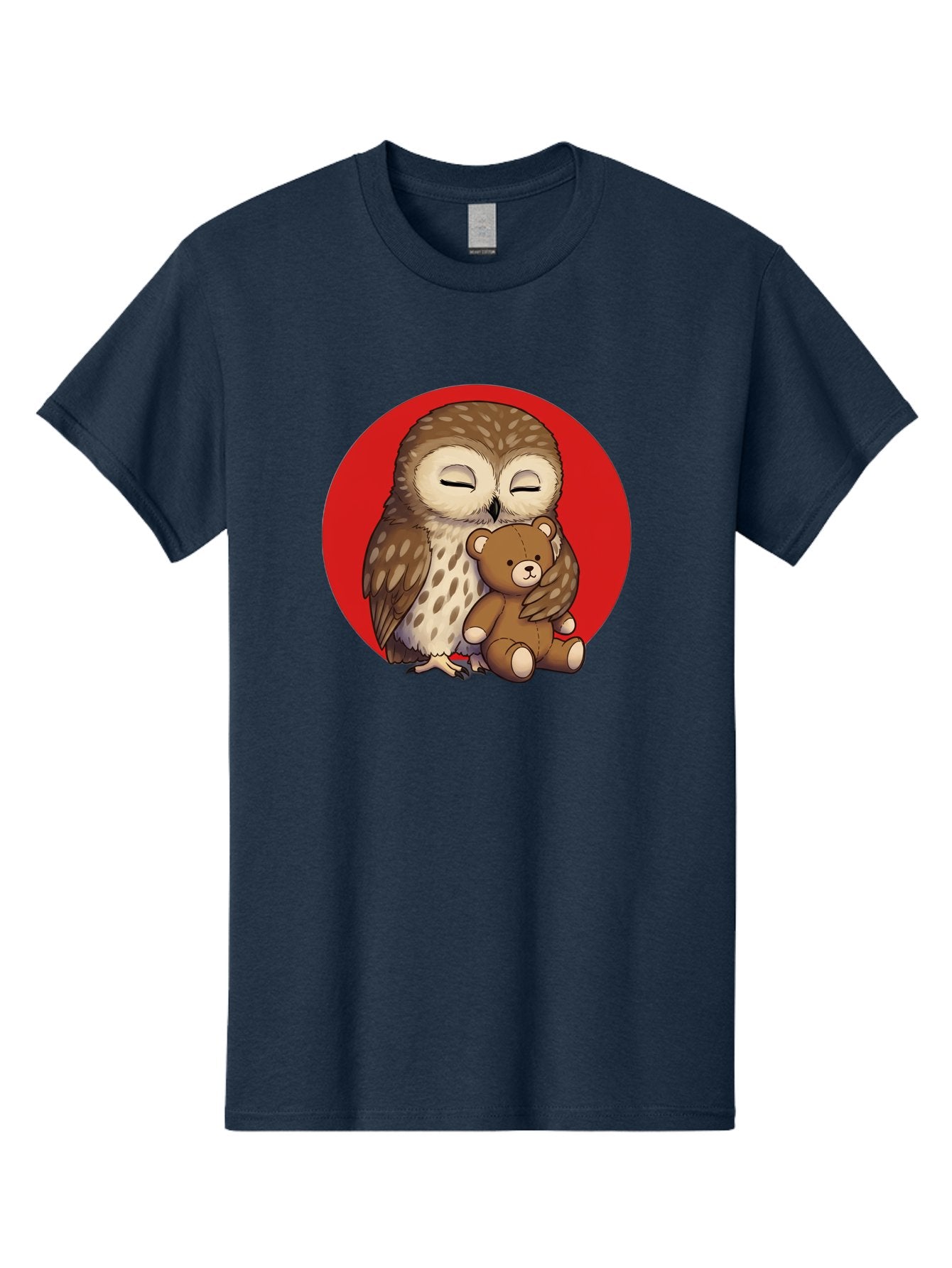 Owl-Hugging-Teddy-4 Men'S Graphic Tee, 100% Cotton, Comfortable Casual Summer Wear, Machine Washable, Vintage Camera, Old Camera, Antique Camera, Black Camera, Classic Photography, Photography Equipment, Nostalgic Device, Film Camera, Baf922 13