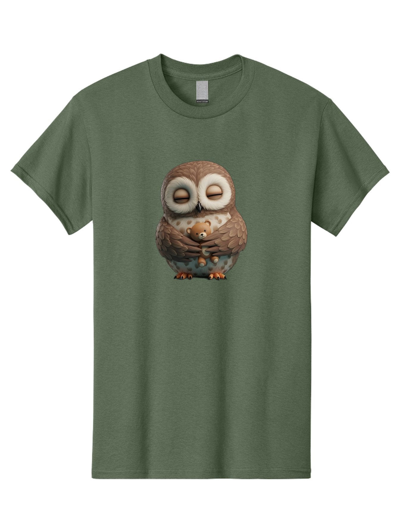 Owl-Hugging-Teddy-5 Men'S Graphic Tee, 100% Cotton, Comfortable Casual Summer Wear, Machine Washable, Vintage Camera, Old Camera, Antique Camera, Black Camera, Classic Photography, Photography Equipment, Nostalgic Device, Film Camera, Baf923