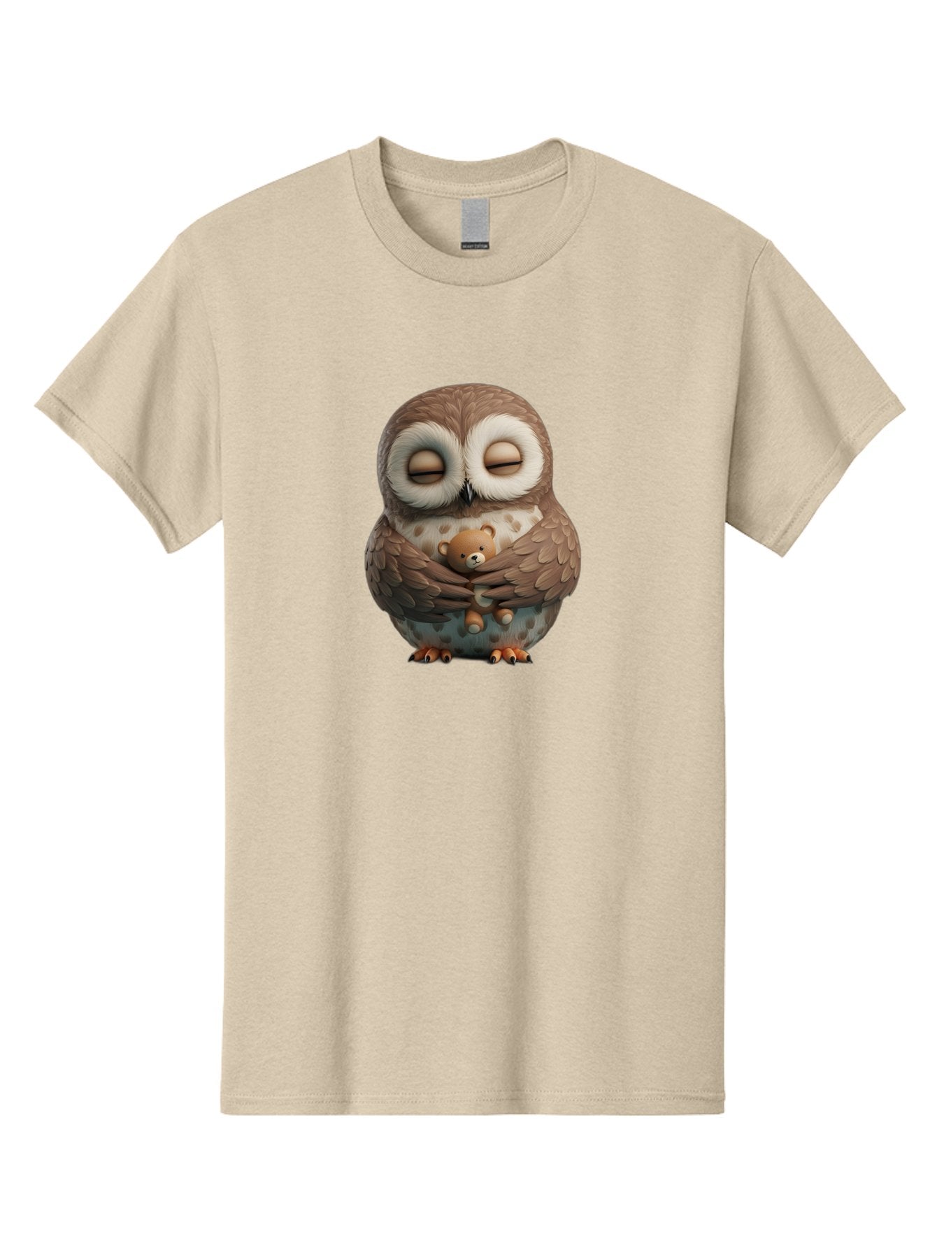 Owl-Hugging-Teddy-5 Men'S Graphic Tee, 100% Cotton, Comfortable Casual Summer Wear, Machine Washable, Vintage Camera, Old Camera, Antique Camera, Black Camera, Classic Photography, Photography Equipment, Nostalgic Device, Film Camera, Baf923