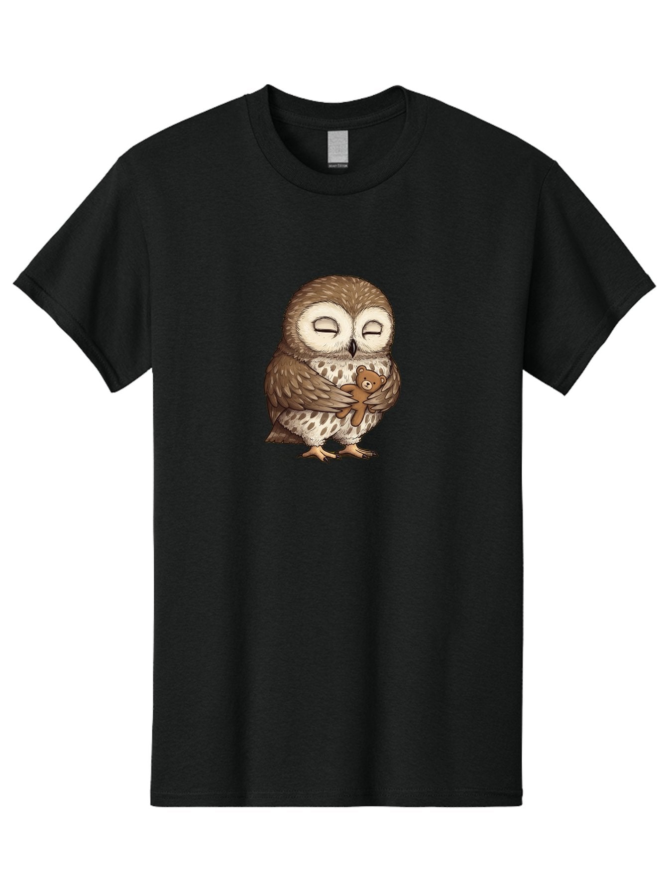 Owl-Hugging-Teddy-6 Men'S Graphic Tee, 100% Cotton, Comfortable Casual Summer Wear, Machine Washable, Vintage Camera, Old Camera, Antique Camera, Black Camera, Classic Photography, Photography Equipment, Nostalgic Device, Film Camera, Baf924 4