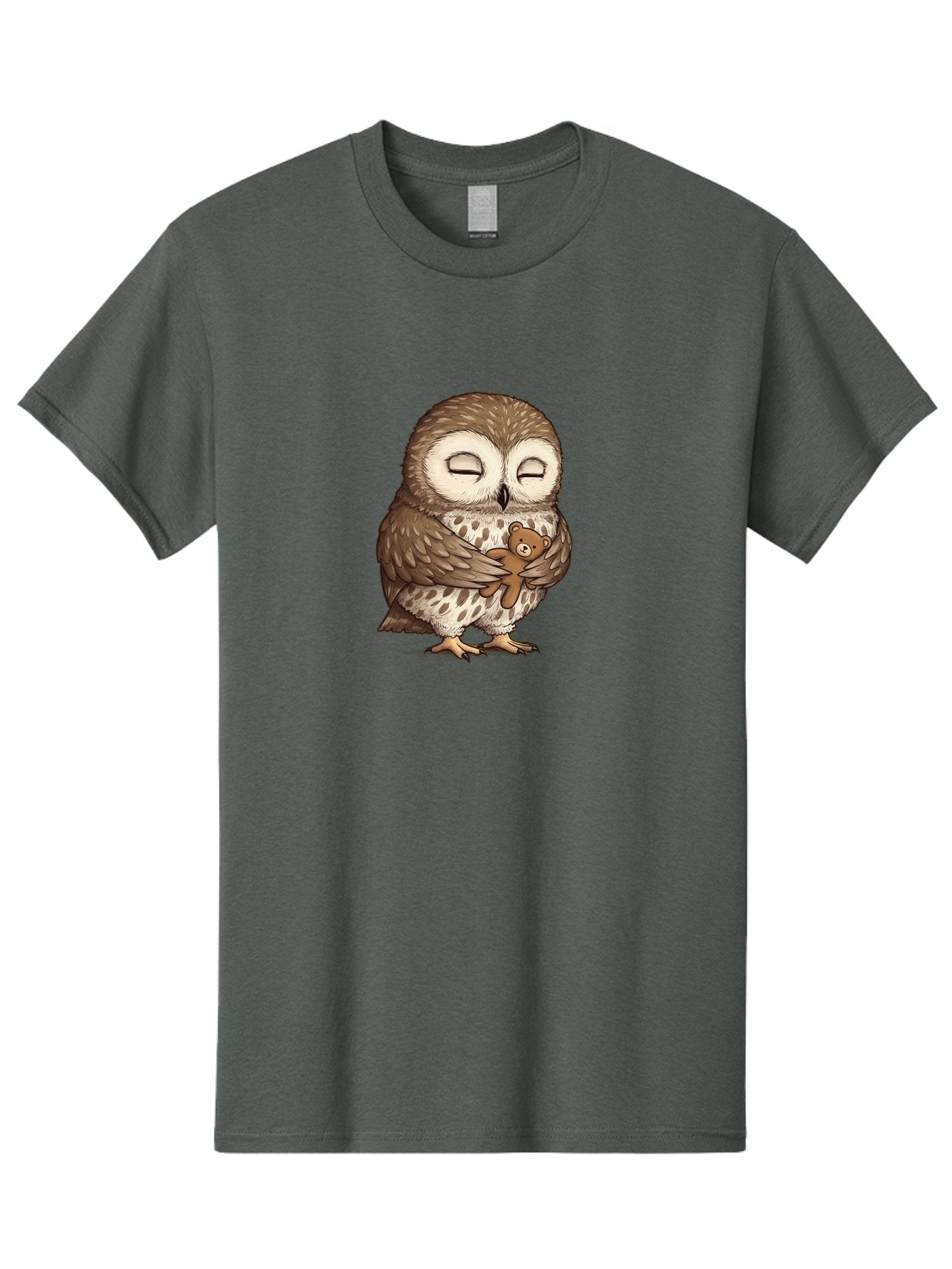 Owl-Hugging-Teddy-6 Men'S Graphic Tee, 100% Cotton, Comfortable Casual Summer Wear, Machine Washable, Vintage Camera, Old Camera, Antique Camera, Black Camera, Classic Photography, Photography Equipment, Nostalgic Device, Film Camera, Baf924 15