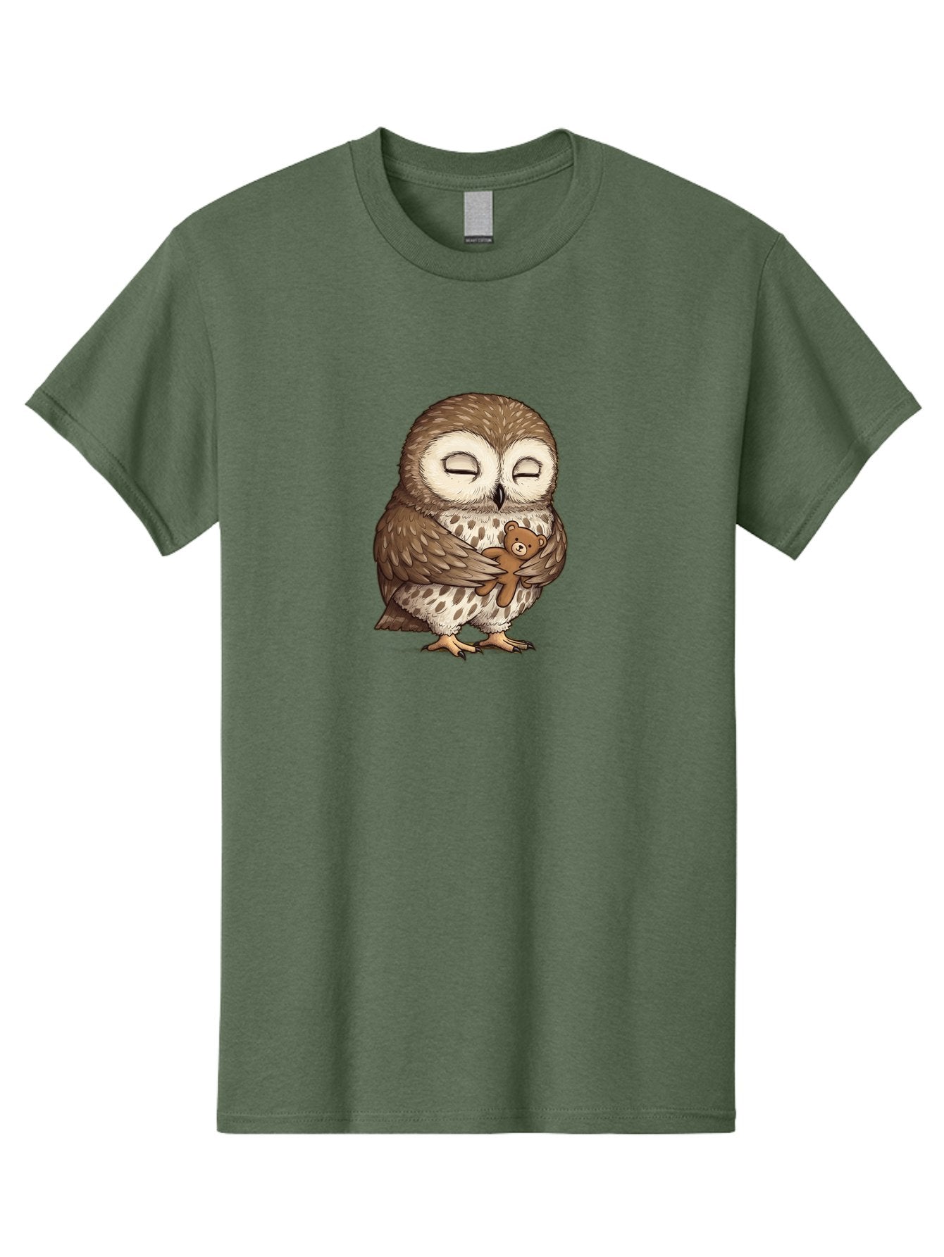 Owl-Hugging-Teddy-6 Men'S Graphic Tee, 100% Cotton, Comfortable Casual Summer Wear, Machine Washable, Vintage Camera, Old Camera, Antique Camera, Black Camera, Classic Photography, Photography Equipment, Nostalgic Device, Film Camera, Baf924 3