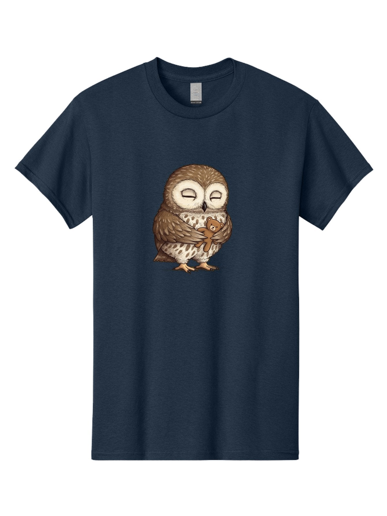 Owl-Hugging-Teddy-6 Men'S Graphic Tee, 100% Cotton, Comfortable Casual Summer Wear, Machine Washable, Vintage Camera, Old Camera, Antique Camera, Black Camera, Classic Photography, Photography Equipment, Nostalgic Device, Film Camera, Baf924 6