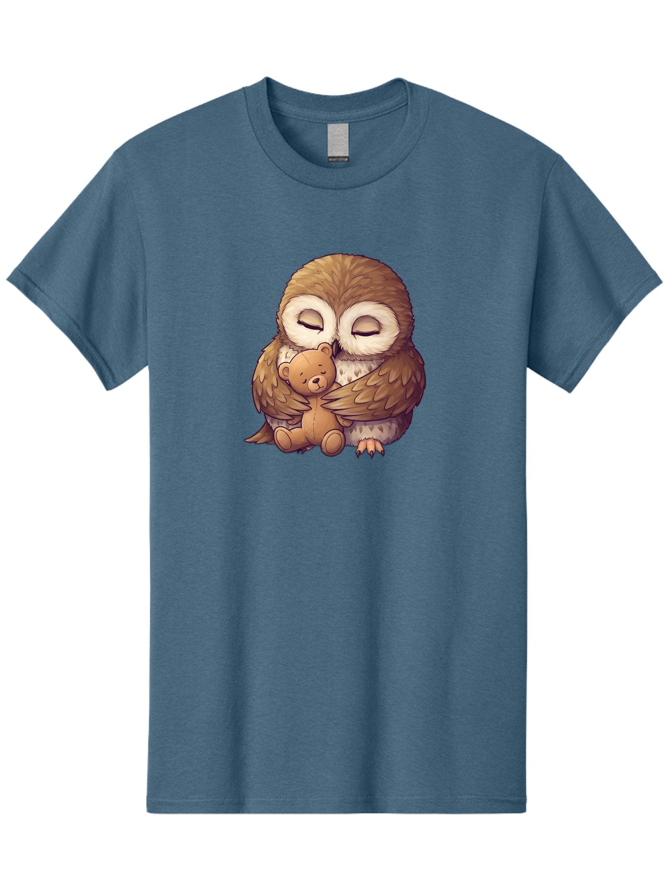 Owl-Hugging-Teddy-7 Men'S Graphic Tee, 100% Cotton, Comfortable Casual Summer Wear, Machine Washable, Vintage Camera, Old Camera, Antique Camera, Black Camera, Classic Photography, Photography Equipment, Nostalgic Device, Film Camera, Baf925