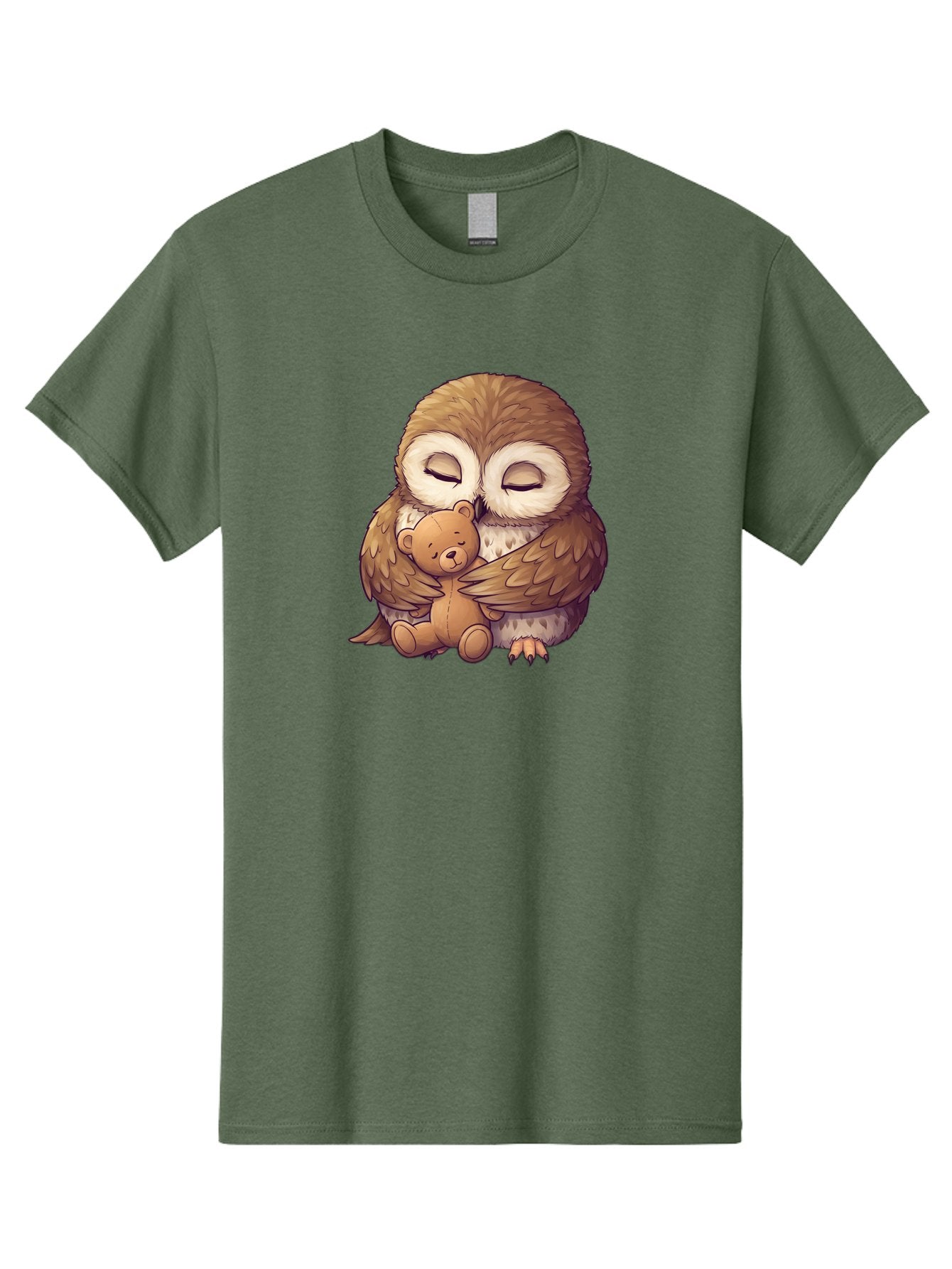 Owl-Hugging-Teddy-7 Men'S Graphic Tee, 100% Cotton, Comfortable Casual Summer Wear, Machine Washable, Vintage Camera, Old Camera, Antique Camera, Black Camera, Classic Photography, Photography Equipment, Nostalgic Device, Film Camera, Baf925 13
