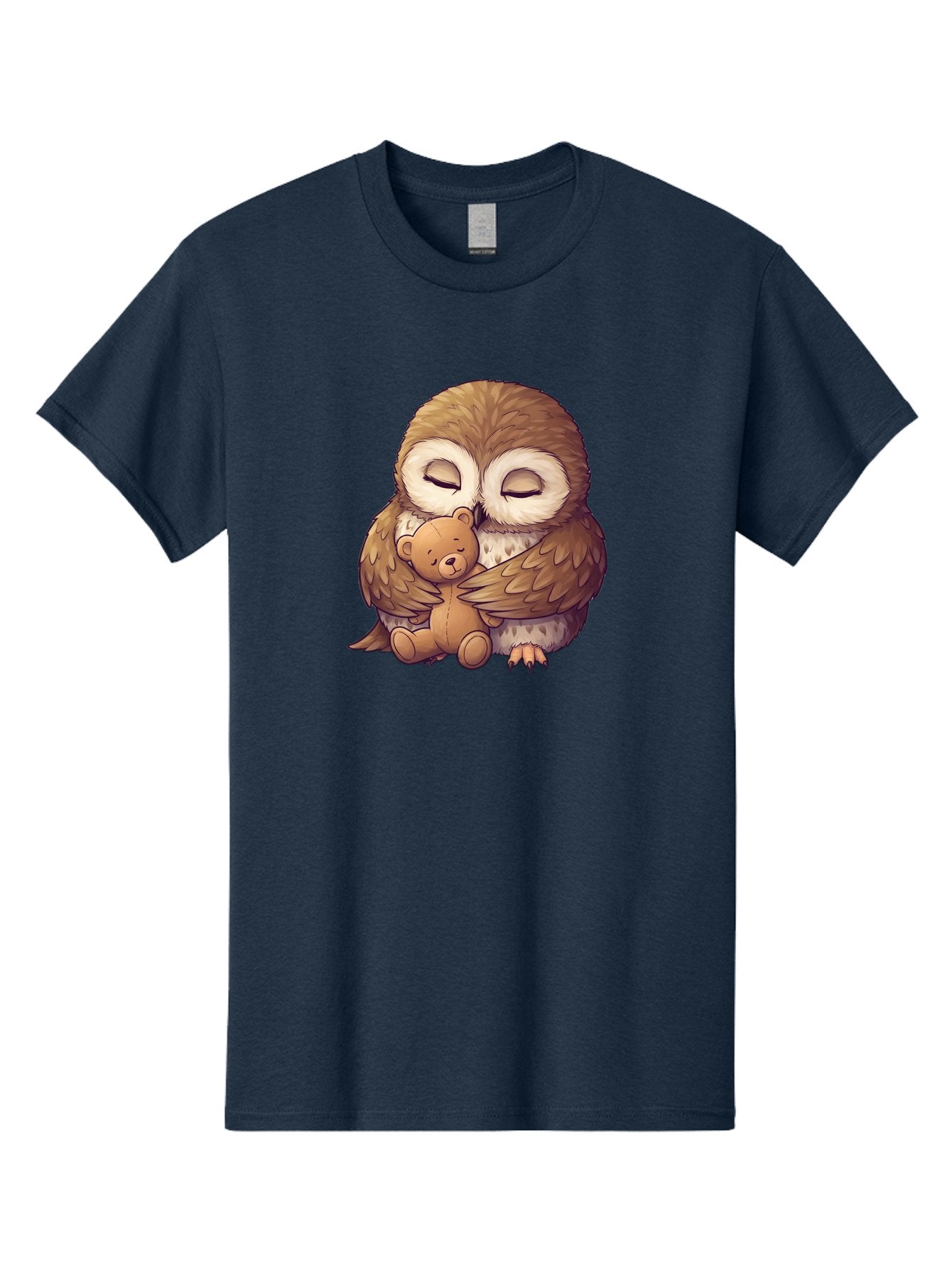 Owl-Hugging-Teddy-7 Men'S Graphic Tee, 100% Cotton, Comfortable Casual Summer Wear, Machine Washable, Vintage Camera, Old Camera, Antique Camera, Black Camera, Classic Photography, Photography Equipment, Nostalgic Device, Film Camera, Baf925 5
