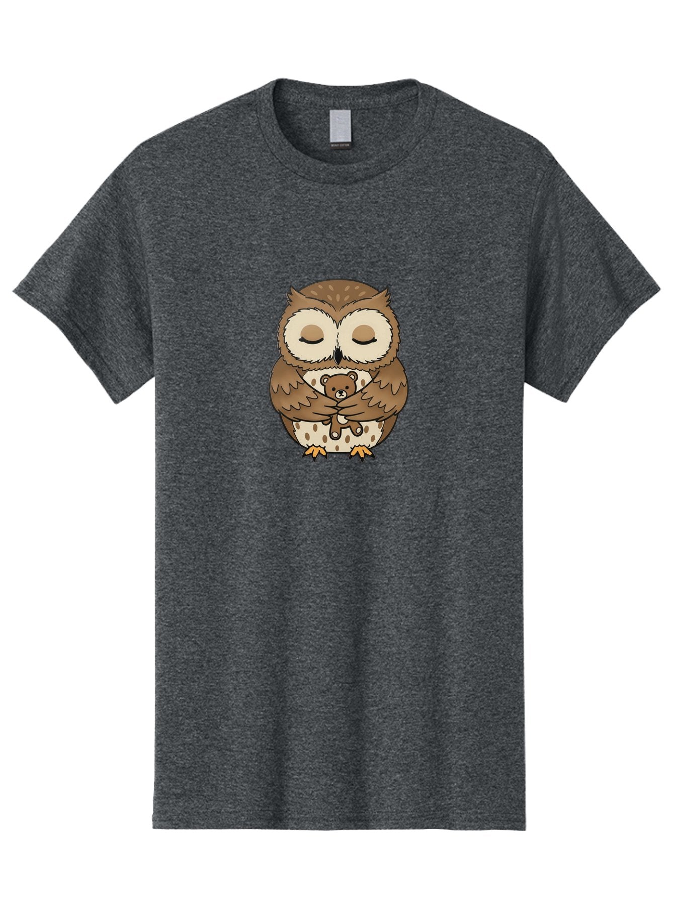 Owl-Hugging-Teddy-Bear-1 Men'S Graphic Tee, 100% Cotton, Comfortable Casual Summer Wear, Machine Washable, Vintage Camera, Old Camera, Antique Camera, Black Camera, Classic Photography, Photography Equipment, Nostalgic Device, Film Camera, Baf926 11