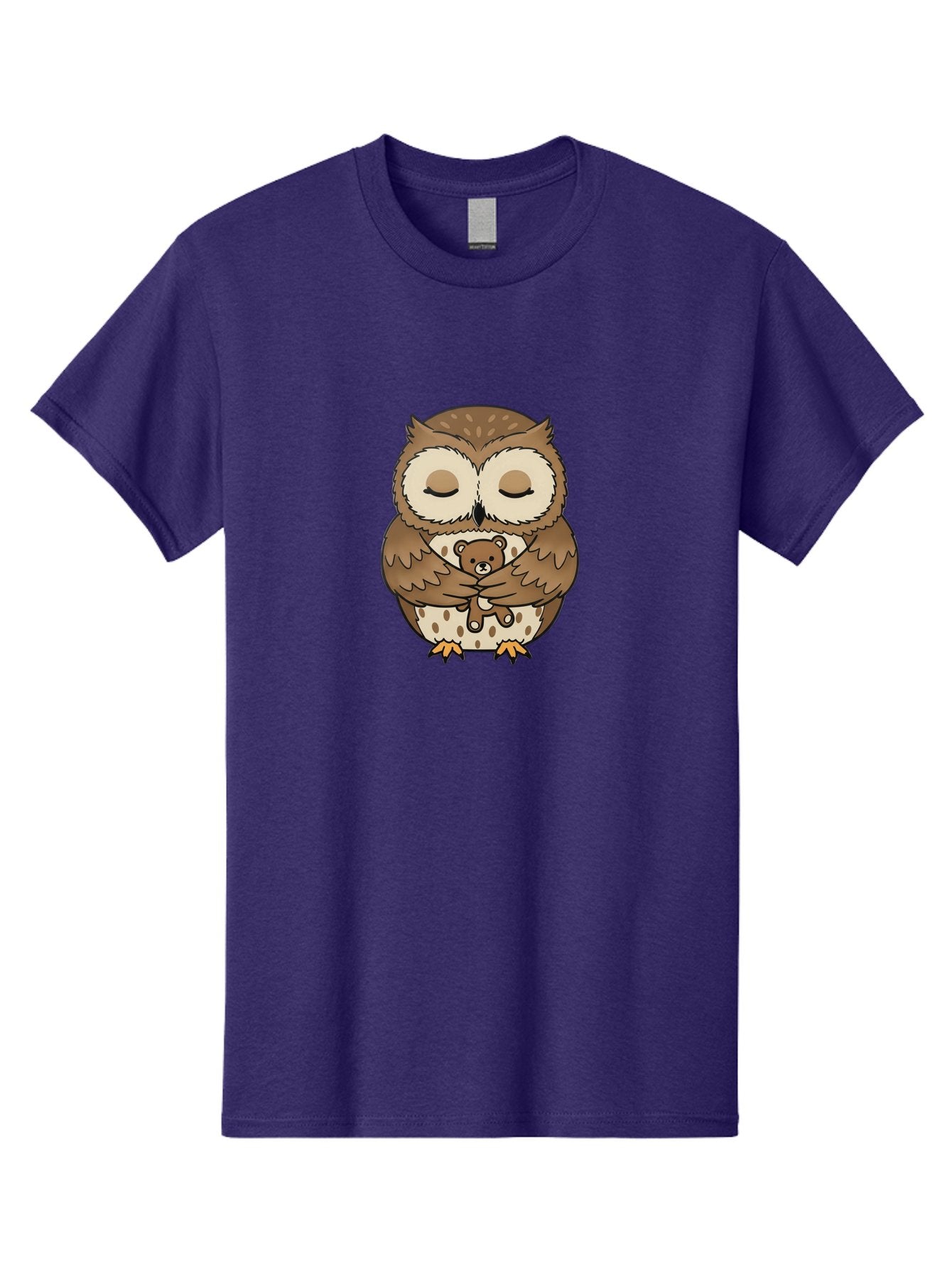 Owl-Hugging-Teddy-Bear-1 Men'S Graphic Tee, 100% Cotton, Comfortable Casual Summer Wear, Machine Washable, Vintage Camera, Old Camera, Antique Camera, Black Camera, Classic Photography, Photography Equipment, Nostalgic Device, Film Camera, Baf926 4