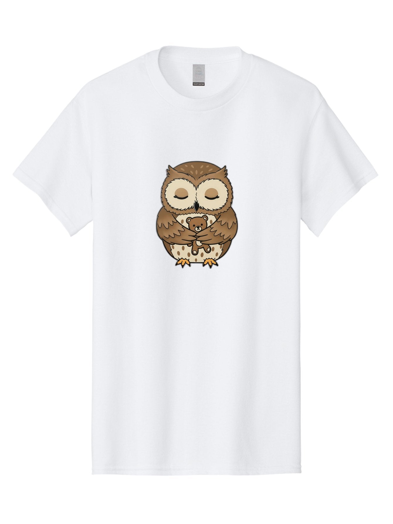 Owl-Hugging-Teddy-Bear-1 Men'S Graphic Tee, 100% Cotton, Comfortable Casual Summer Wear, Machine Washable, Vintage Camera, Old Camera, Antique Camera, Black Camera, Classic Photography, Photography Equipment, Nostalgic Device, Film Camera, Baf926 14