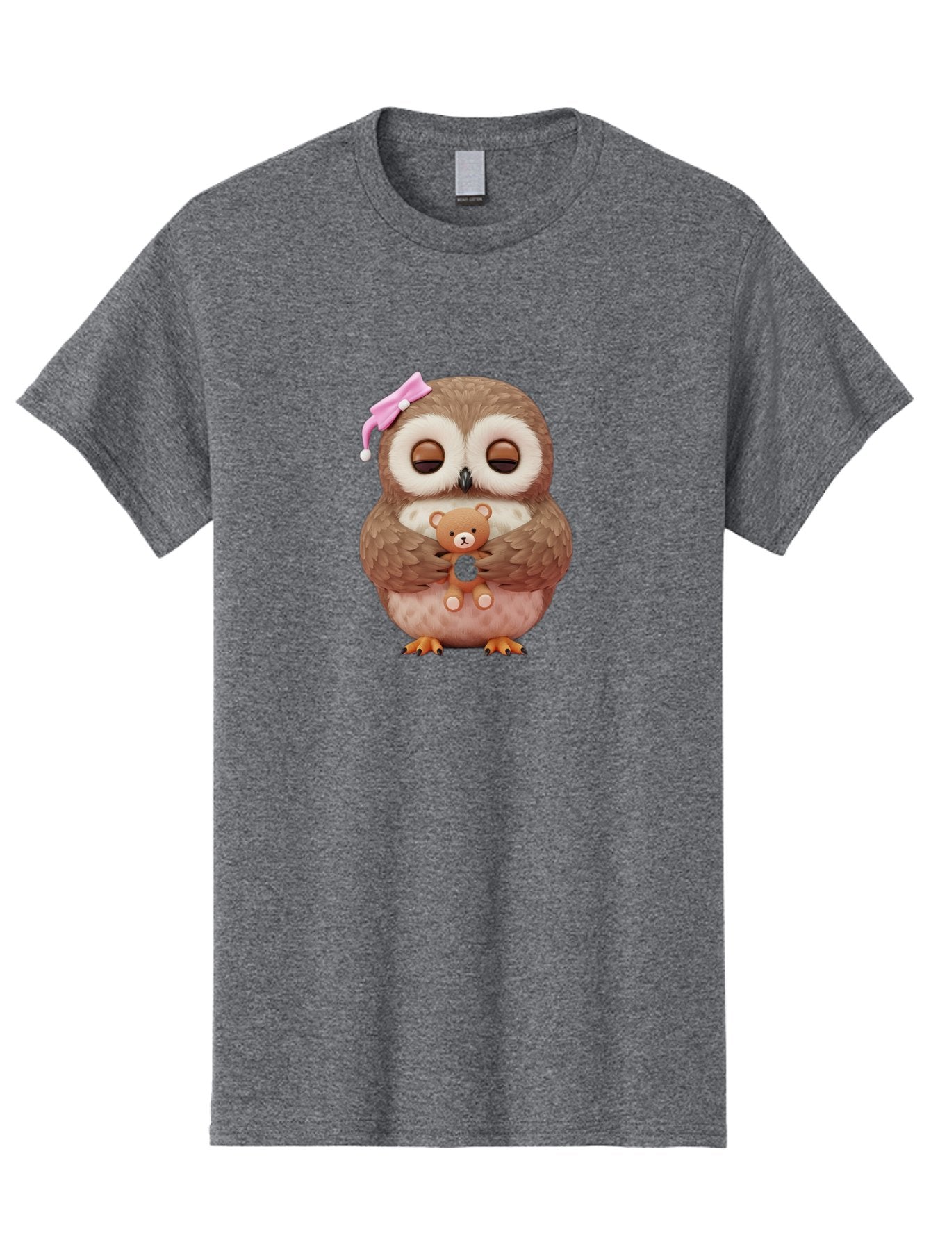 Owl-Hugging-Teddy-Bear Men'S Graphic Tee, 100% Cotton, Comfortable Casual Summer Wear, Machine Washable, Vintage Camera, Old Camera, Antique Camera, Black Camera, Classic Photography, Photography Equipment, Nostalgic Device, Film Camera, Baf928 3