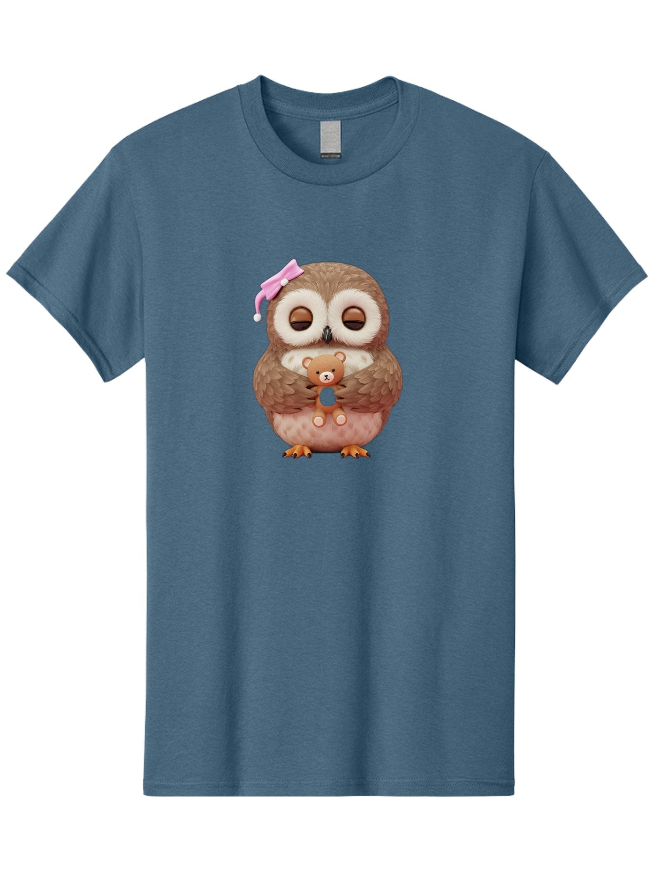 Owl-Hugging-Teddy-Bear Men'S Graphic Tee, 100% Cotton, Comfortable Casual Summer Wear, Machine Washable, Vintage Camera, Old Camera, Antique Camera, Black Camera, Classic Photography, Photography Equipment, Nostalgic Device, Film Camera, Baf928 5