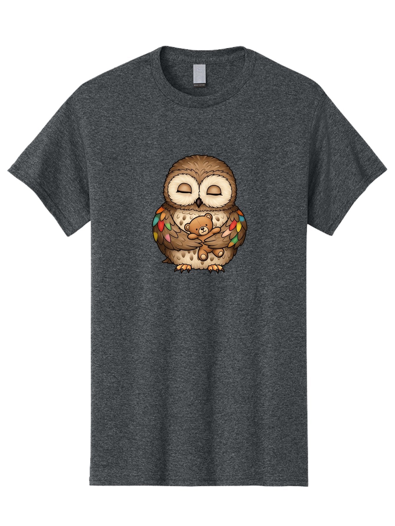 Owl-Hugging-Teddy Men'S Graphic Tee, 100% Cotton, Comfortable Casual Summer Wear, Machine Washable, Vintage Camera, Old Camera, Antique Camera, Black Camera, Classic Photography, Photography Equipment, Nostalgic Device, Film Camera, Camera Art Baf929 14