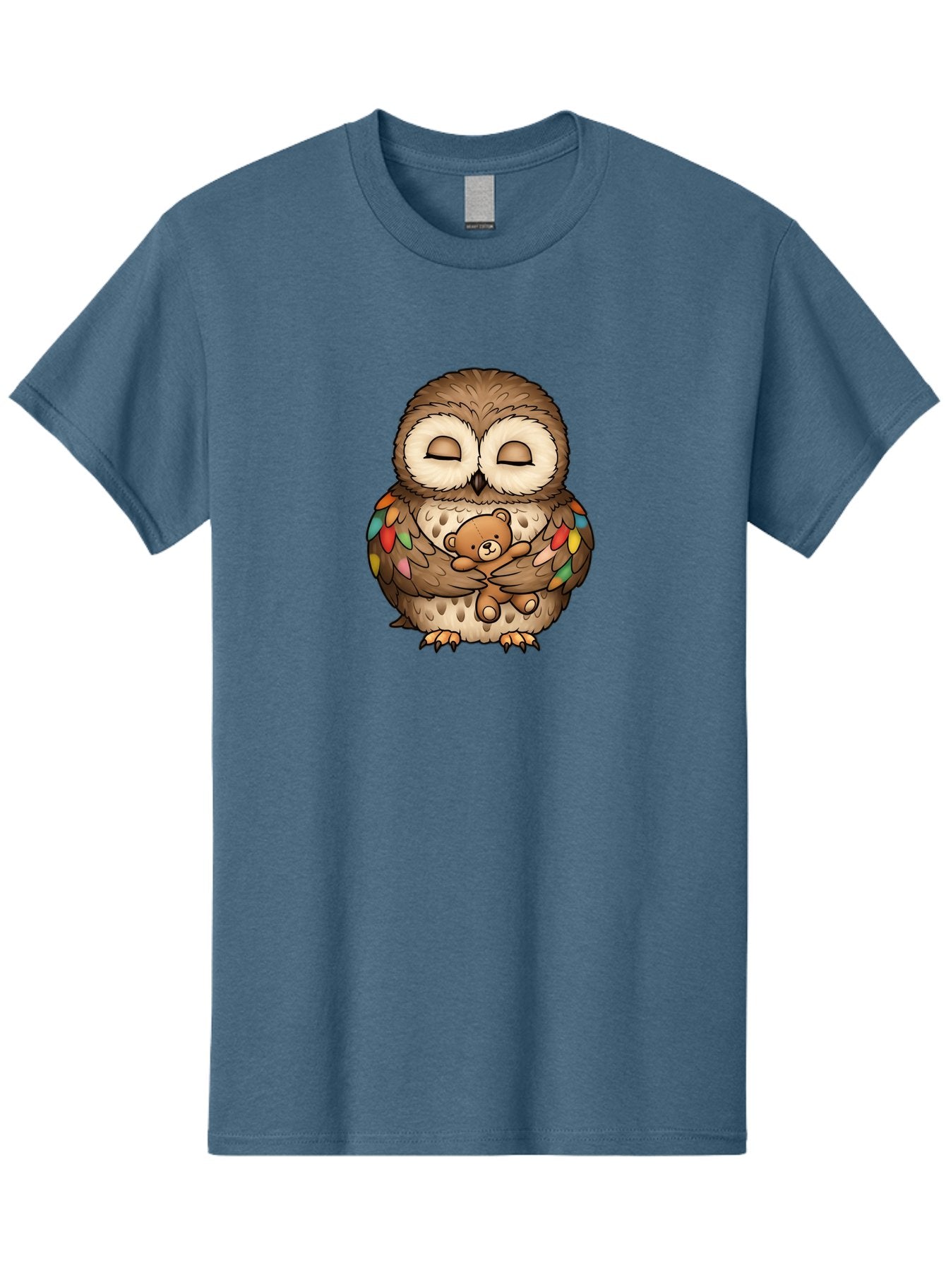 Owl-Hugging-Teddy Men'S Graphic Tee, 100% Cotton, Comfortable Casual Summer Wear, Machine Washable, Vintage Camera, Old Camera, Antique Camera, Black Camera, Classic Photography, Photography Equipment, Nostalgic Device, Film Camera, Camera Art Baf929 10