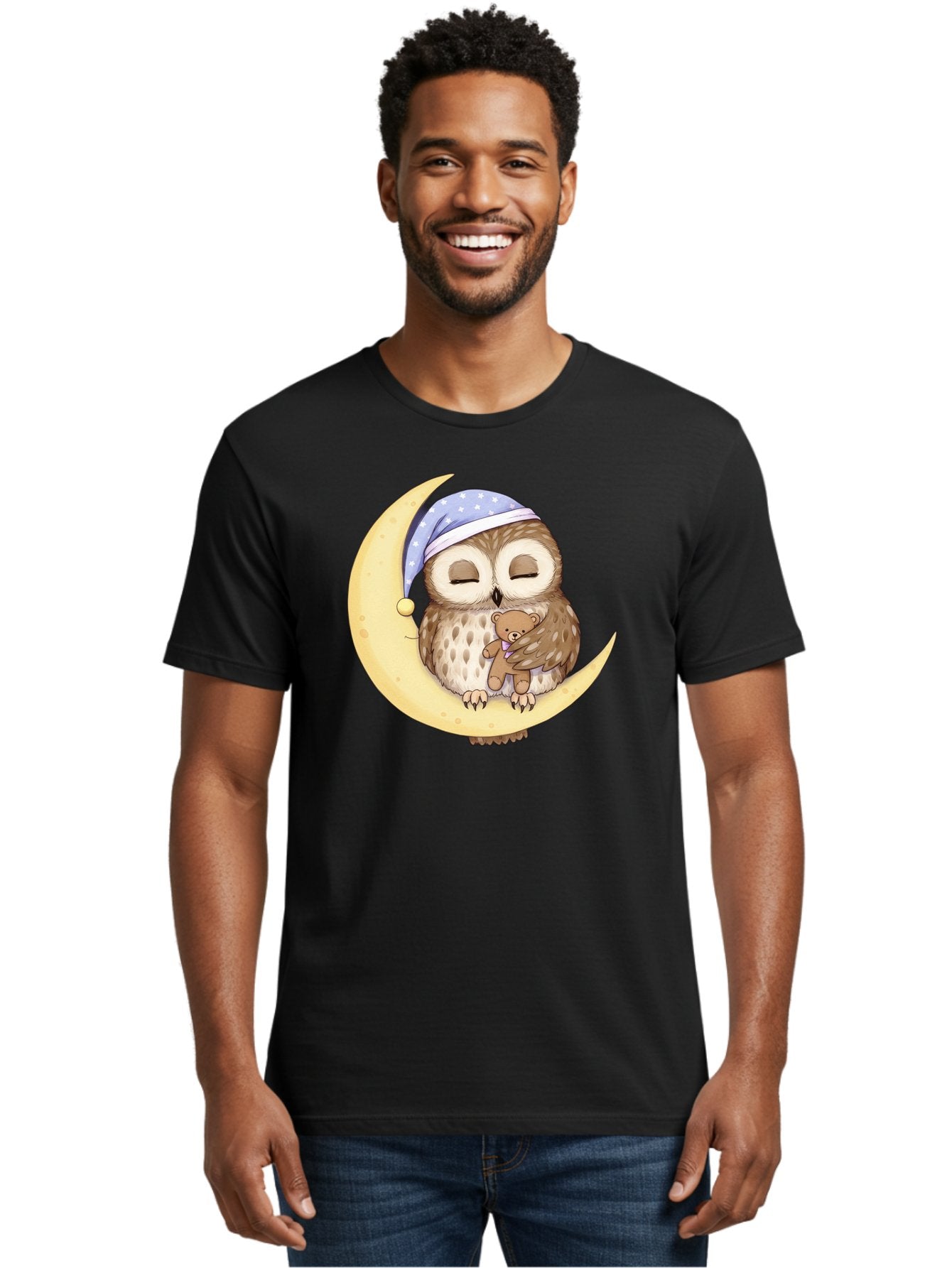 Owl-On-The-Moon Men'S Graphic Tee, 100% Cotton, Comfortable Casual Summer Wear, Machine Washable, Vintage Camera, Old Camera, Antique Camera, Black Camera, Classic Photography, Photography Equipment, Nostalgic Device, Film Camera, Camera Art Baf931 16