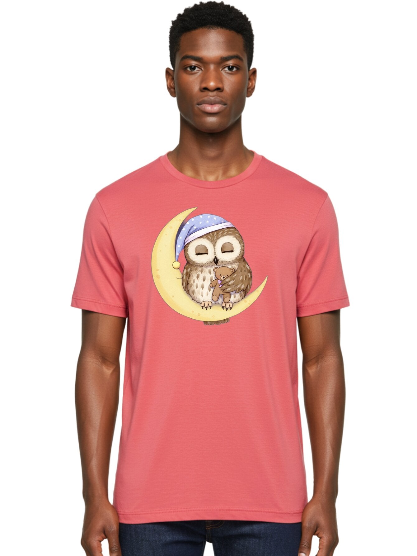 Owl-On-The-Moon Men'S Graphic Tee, 100% Cotton, Comfortable Casual Summer Wear, Machine Washable, Vintage Camera, Old Camera, Antique Camera, Black Camera, Classic Photography, Photography Equipment, Nostalgic Device, Film Camera, Camera Art Baf931 21