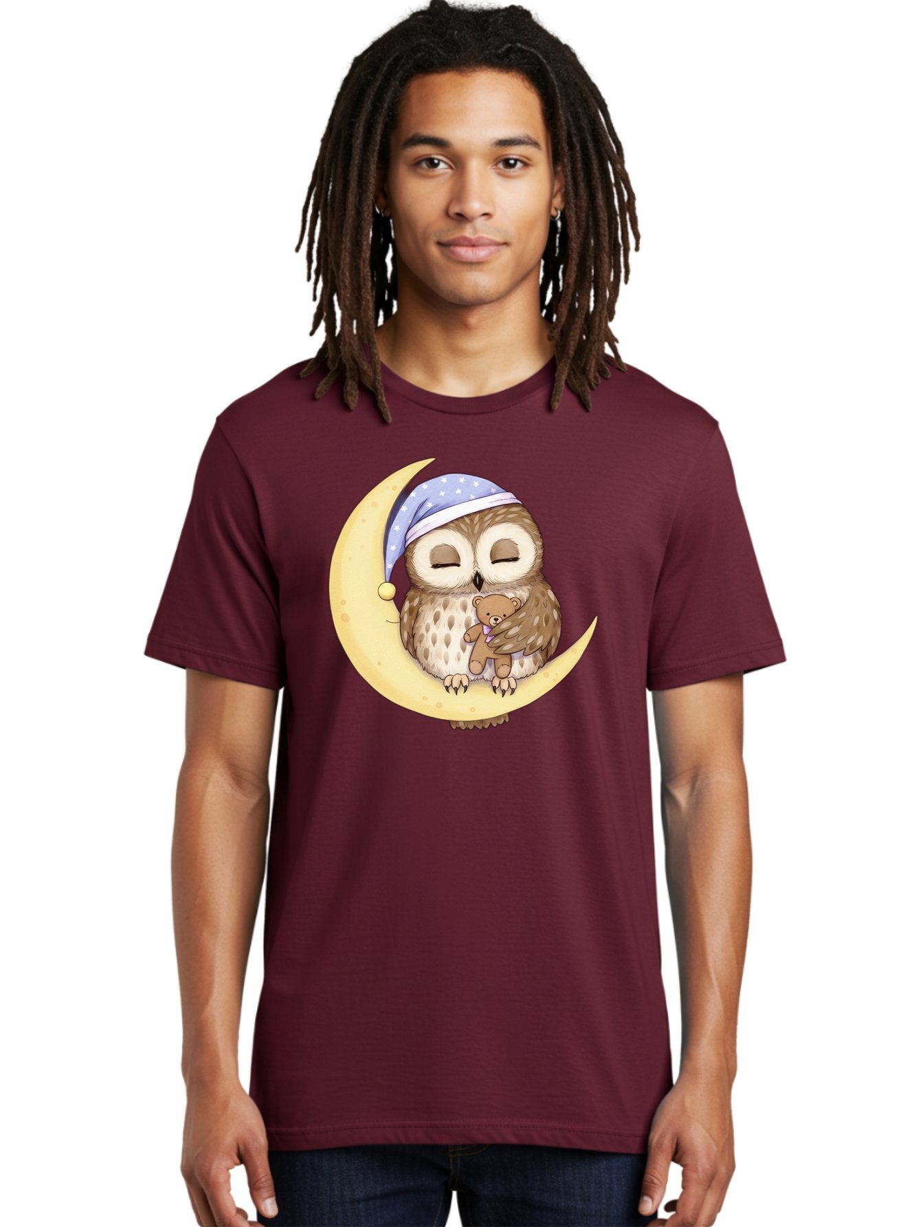 Owl-On-The-Moon Men'S Graphic Tee, 100% Cotton, Comfortable Casual Summer Wear, Machine Washable, Vintage Camera, Old Camera, Antique Camera, Black Camera, Classic Photography, Photography Equipment, Nostalgic Device, Film Camera, Camera Art Baf931 30