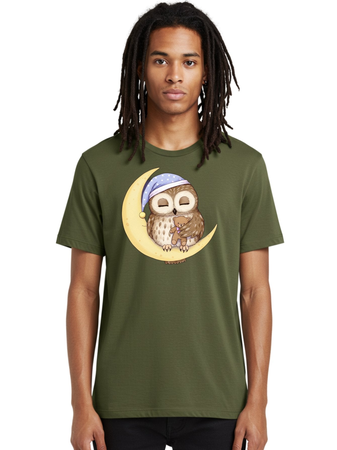 Owl-On-The-Moon Men'S Graphic Tee, 100% Cotton, Comfortable Casual Summer Wear, Machine Washable, Vintage Camera, Old Camera, Antique Camera, Black Camera, Classic Photography, Photography Equipment, Nostalgic Device, Film Camera, Camera Art Baf931 24