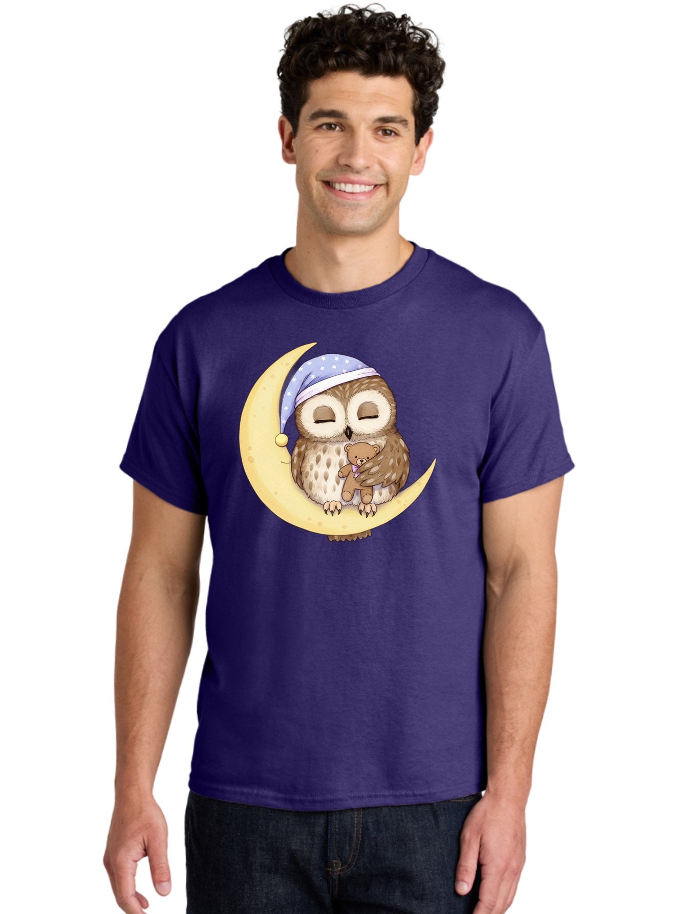 Owl-On-The-Moon Men'S Graphic Tee, 100% Cotton, Comfortable Casual Summer Wear, Machine Washable, Vintage Camera, Old Camera, Antique Camera, Black Camera, Classic Photography, Photography Equipment, Nostalgic Device, Film Camera, Camera Art Baf931 22