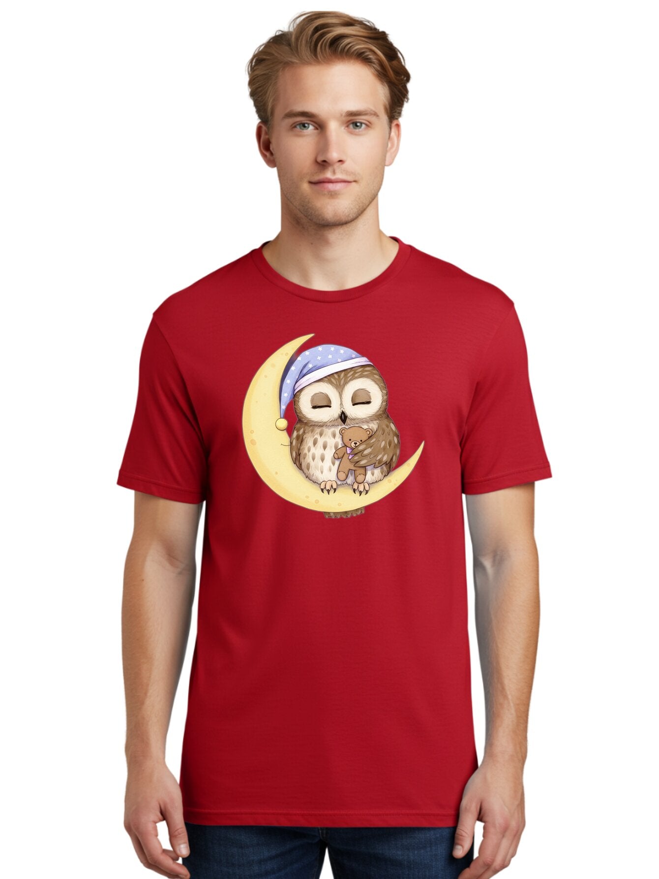 Owl-On-The-Moon Men'S Graphic Tee, 100% Cotton, Comfortable Casual Summer Wear, Machine Washable, Vintage Camera, Old Camera, Antique Camera, Black Camera, Classic Photography, Photography Equipment, Nostalgic Device, Film Camera, Camera Art Baf931 20