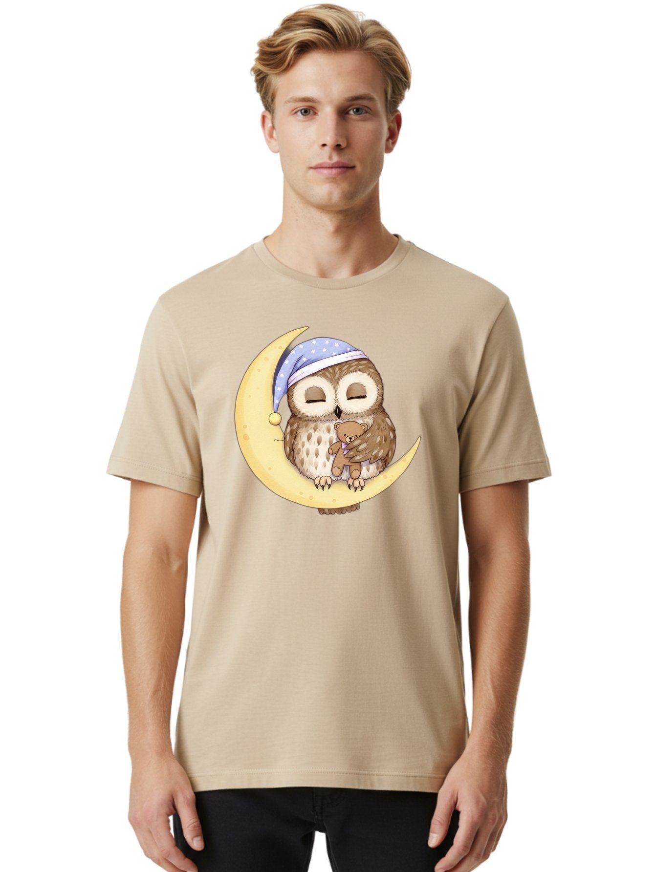 Owl-On-The-Moon Men'S Graphic Tee, 100% Cotton, Comfortable Casual Summer Wear, Machine Washable, Vintage Camera, Old Camera, Antique Camera, Black Camera, Classic Photography, Photography Equipment, Nostalgic Device, Film Camera, Camera Art Baf931 27