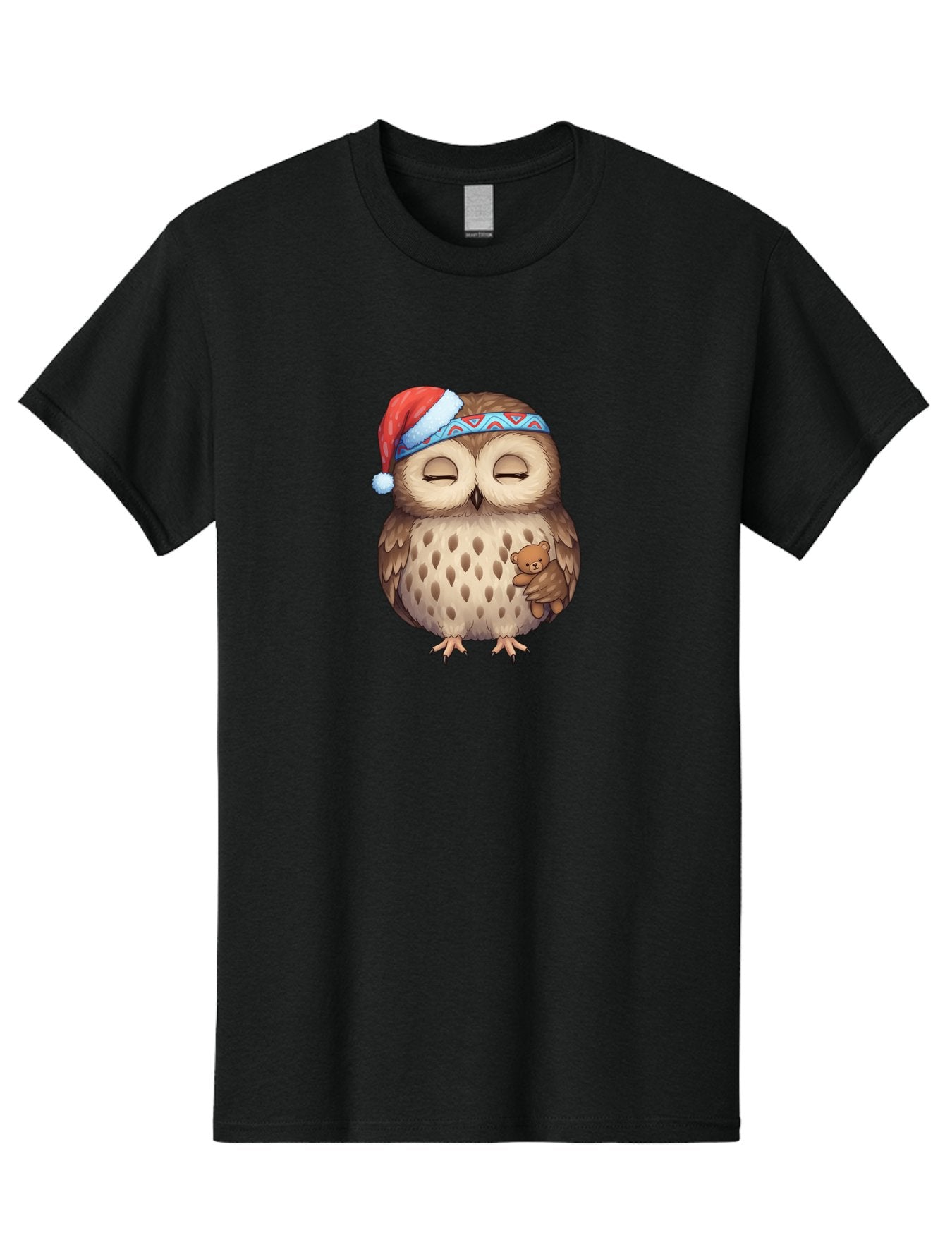 Owl-With-Santa-Hat Men'S Graphic Tee, 100% Cotton, Comfortable Casual Summer Wear, Machine Washable, Vintage Camera, Old Camera, Antique Camera, Black Camera, Classic Photography, Photography Equipment, Nostalgic Device, Film Camera, Baf934 15