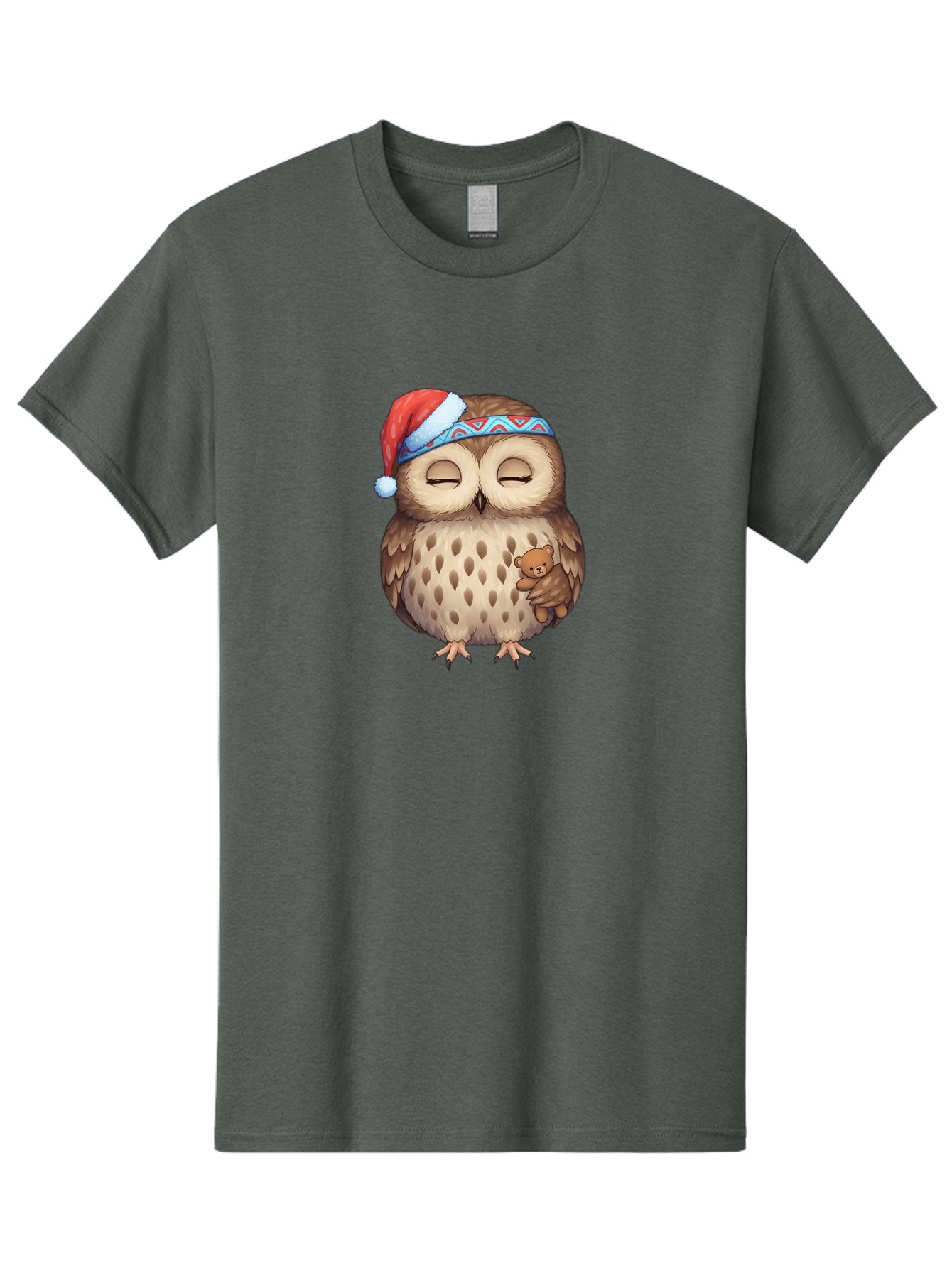 Owl-With-Santa-Hat Men'S Graphic Tee, 100% Cotton, Comfortable Casual Summer Wear, Machine Washable, Vintage Camera, Old Camera, Antique Camera, Black Camera, Classic Photography, Photography Equipment, Nostalgic Device, Film Camera, Baf934 7