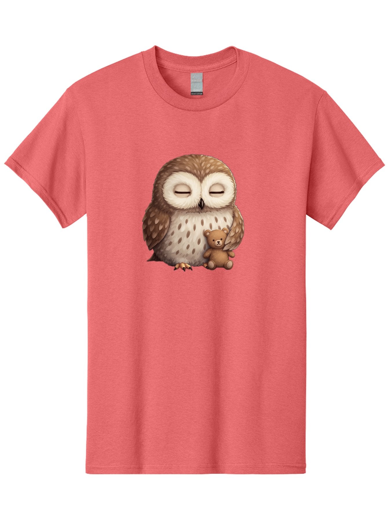 Owl-With-Teddy-Bear Men'S Graphic Tee, 100% Cotton, Comfortable Casual Summer Wear, Machine Washable, Vintage Camera, Old Camera, Antique Camera, Black Camera, Classic Photography, Photography Equipment, Nostalgic Device, Film Camera, Baf940 10