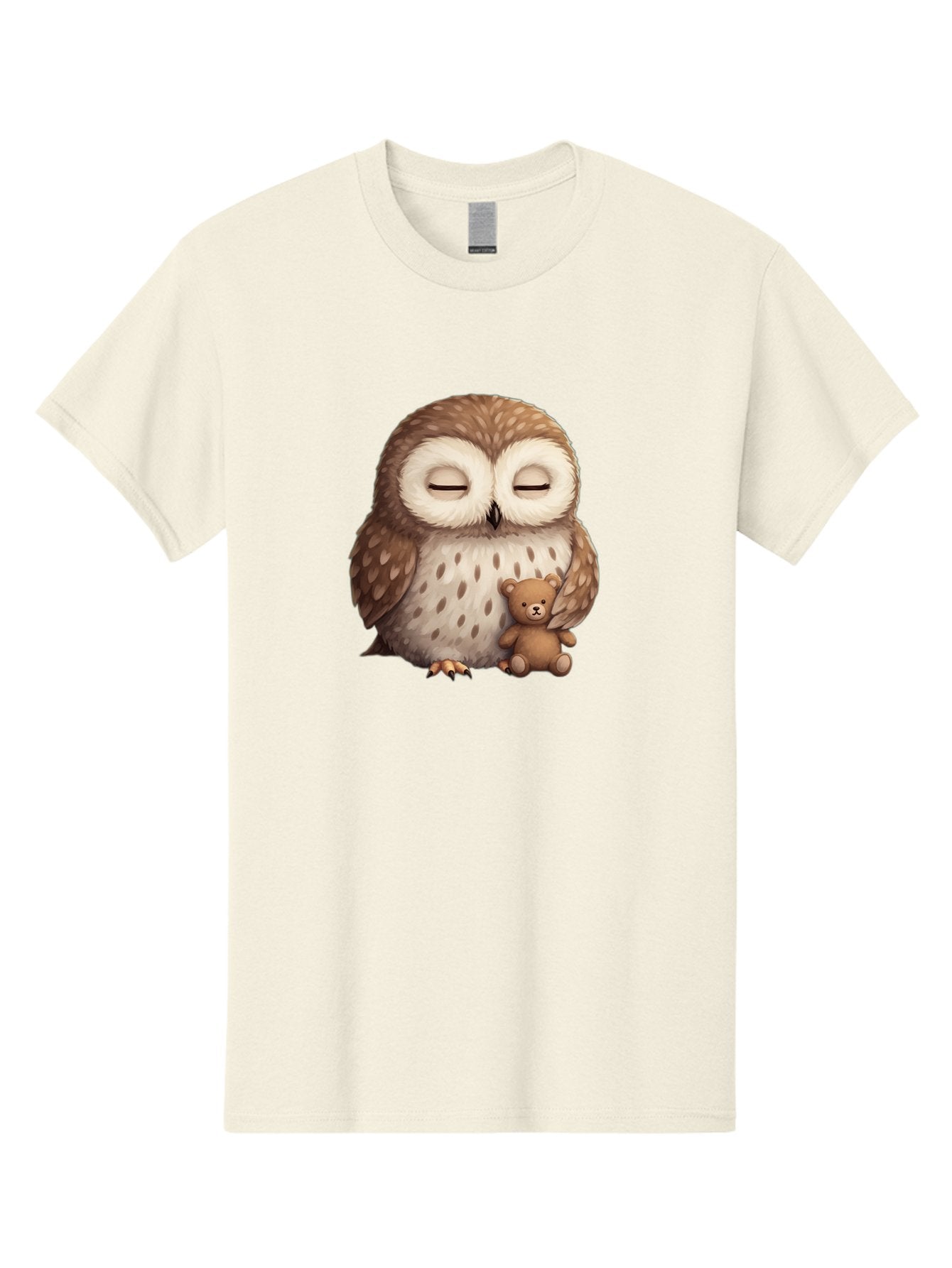 Owl-With-Teddy-Bear Men'S Graphic Tee, 100% Cotton, Comfortable Casual Summer Wear, Machine Washable, Vintage Camera, Old Camera, Antique Camera, Black Camera, Classic Photography, Photography Equipment, Nostalgic Device, Film Camera, Baf940 5