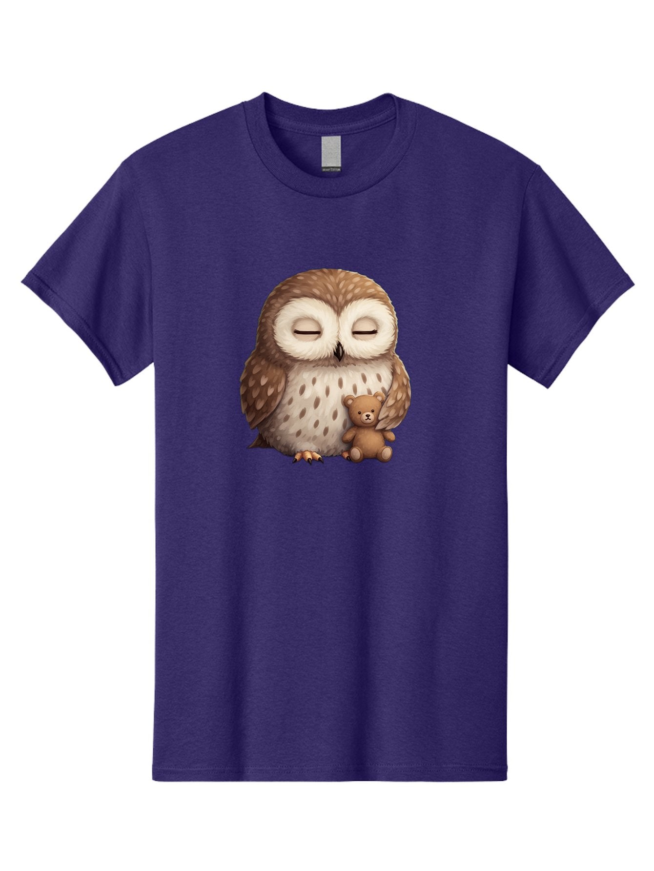 Owl-With-Teddy-Bear Men'S Graphic Tee, 100% Cotton, Comfortable Casual Summer Wear, Machine Washable, Vintage Camera, Old Camera, Antique Camera, Black Camera, Classic Photography, Photography Equipment, Nostalgic Device, Film Camera, Baf940 12