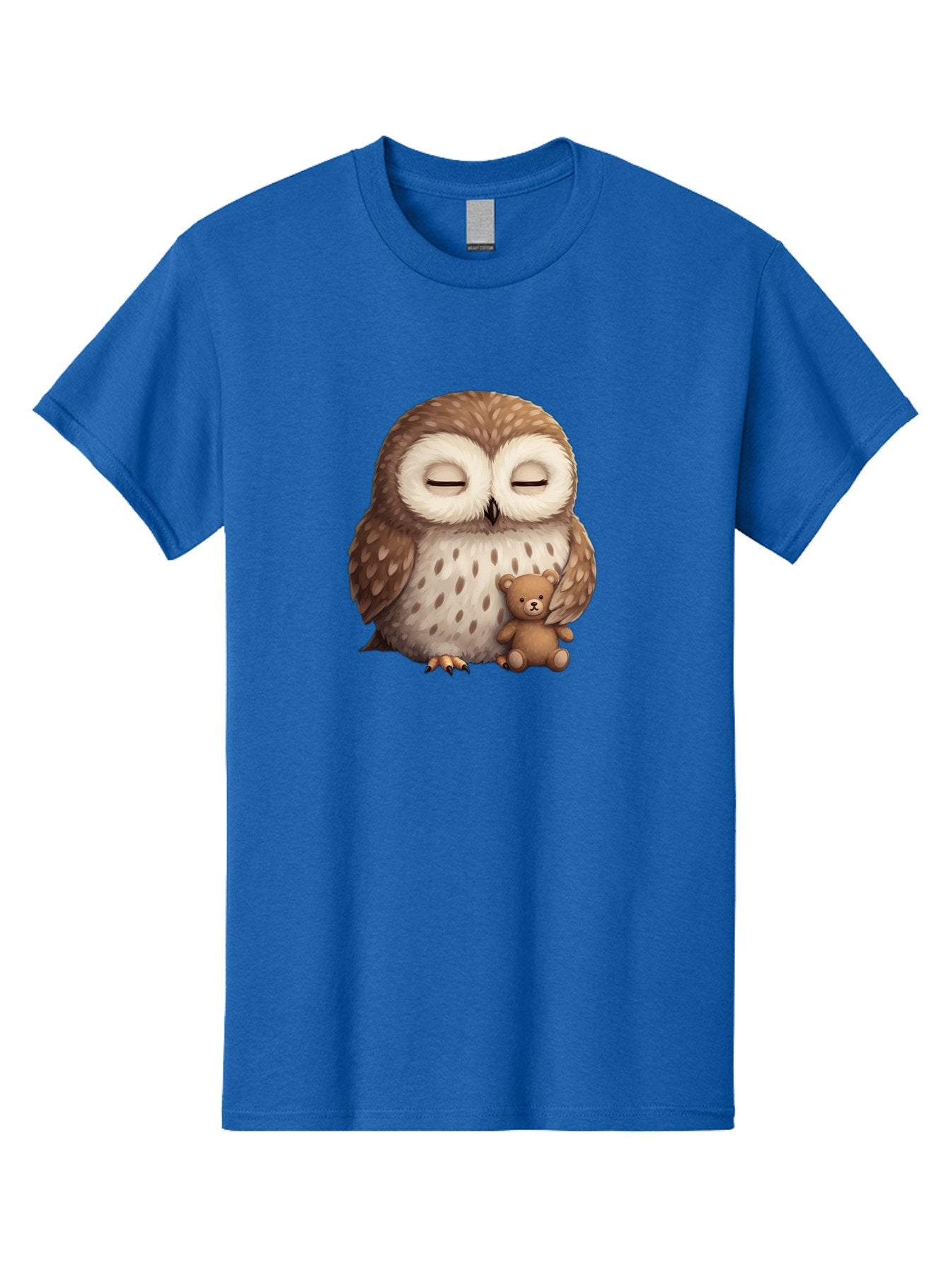 Owl-With-Teddy-Bear Men'S Graphic Tee, 100% Cotton, Comfortable Casual Summer Wear, Machine Washable, Vintage Camera, Old Camera, Antique Camera, Black Camera, Classic Photography, Photography Equipment, Nostalgic Device, Film Camera, Baf940 11