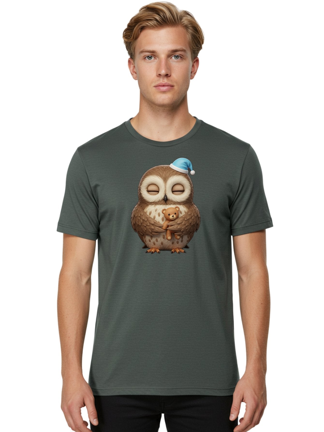 Owl-With-Teddy Men'S Graphic Tee, 100% Cotton, Comfortable Casual Summer Wear, Machine Washable, Vintage Camera, Old Camera, Antique Camera, Black Camera, Classic Photography, Photography Equipment, Nostalgic Device, Film Camera, Camera Art Baf941 20