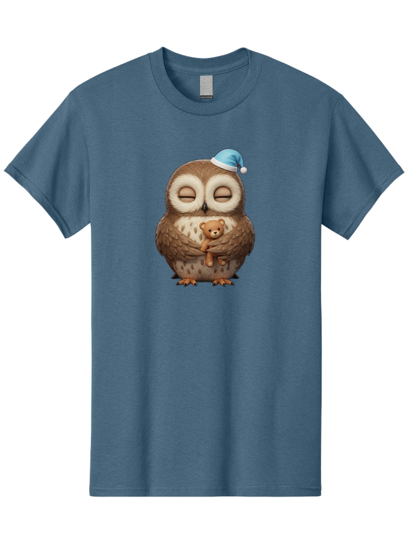 Owl-With-Teddy Men'S Graphic Tee, 100% Cotton, Comfortable Casual Summer Wear, Machine Washable, Vintage Camera, Old Camera, Antique Camera, Black Camera, Classic Photography, Photography Equipment, Nostalgic Device, Film Camera, Camera Art Baf941
