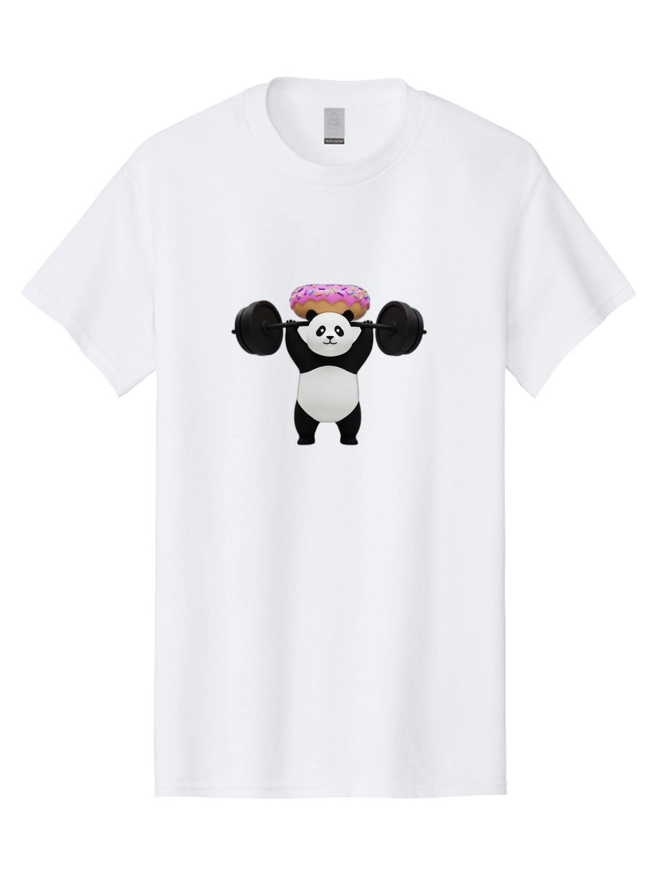 Panda-Lifting-Barbell-1 Men'S Graphic Tee, 100% Cotton, Comfortable Casual Summer Wear, Machine Washable, Vintage Camera, Old Camera, Antique Camera, Black Camera, Classic Photography, Photography Equipment, Nostalgic Device, Film Camera, Baf944 13