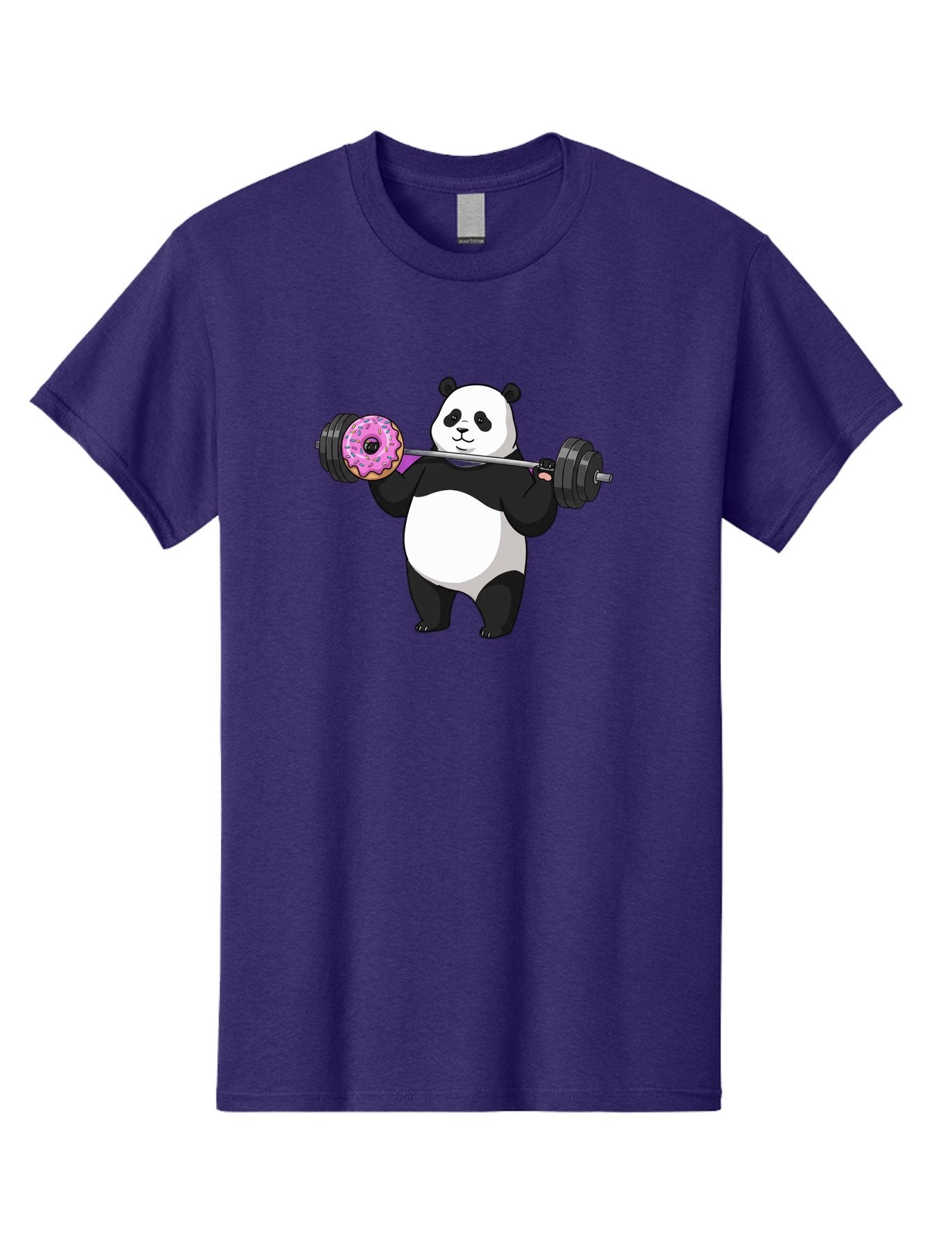 Panda-Lifting-Donut Men'S Graphic Tee, 100% Cotton, Comfortable Casual Summer Wear, Machine Washable, Vintage Camera, Old Camera, Antique Camera, Black Camera, Classic Photography, Photography Equipment, Nostalgic Device, Film Camera, Baf947 14