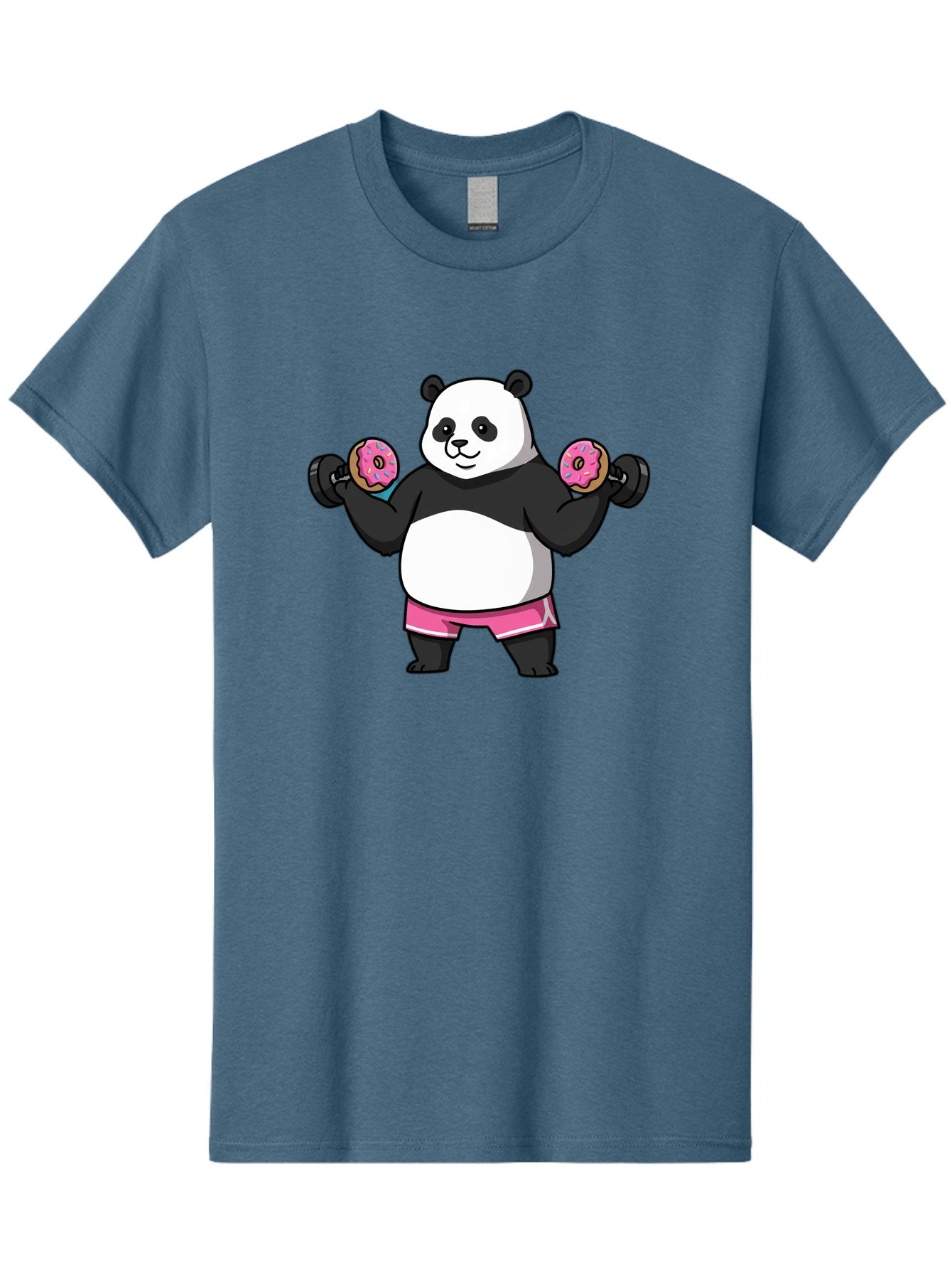 Panda-Lifting-Donuts-Dumbbells Men'S Graphic Tee, 100% Cotton, Comfortable Casual Summer Wear, Machine Washable, Vintage Camera, Old Camera, Antique Camera, Black Camera, Classic Photography, Photography Equipment, Nostalgic Device, Baf951