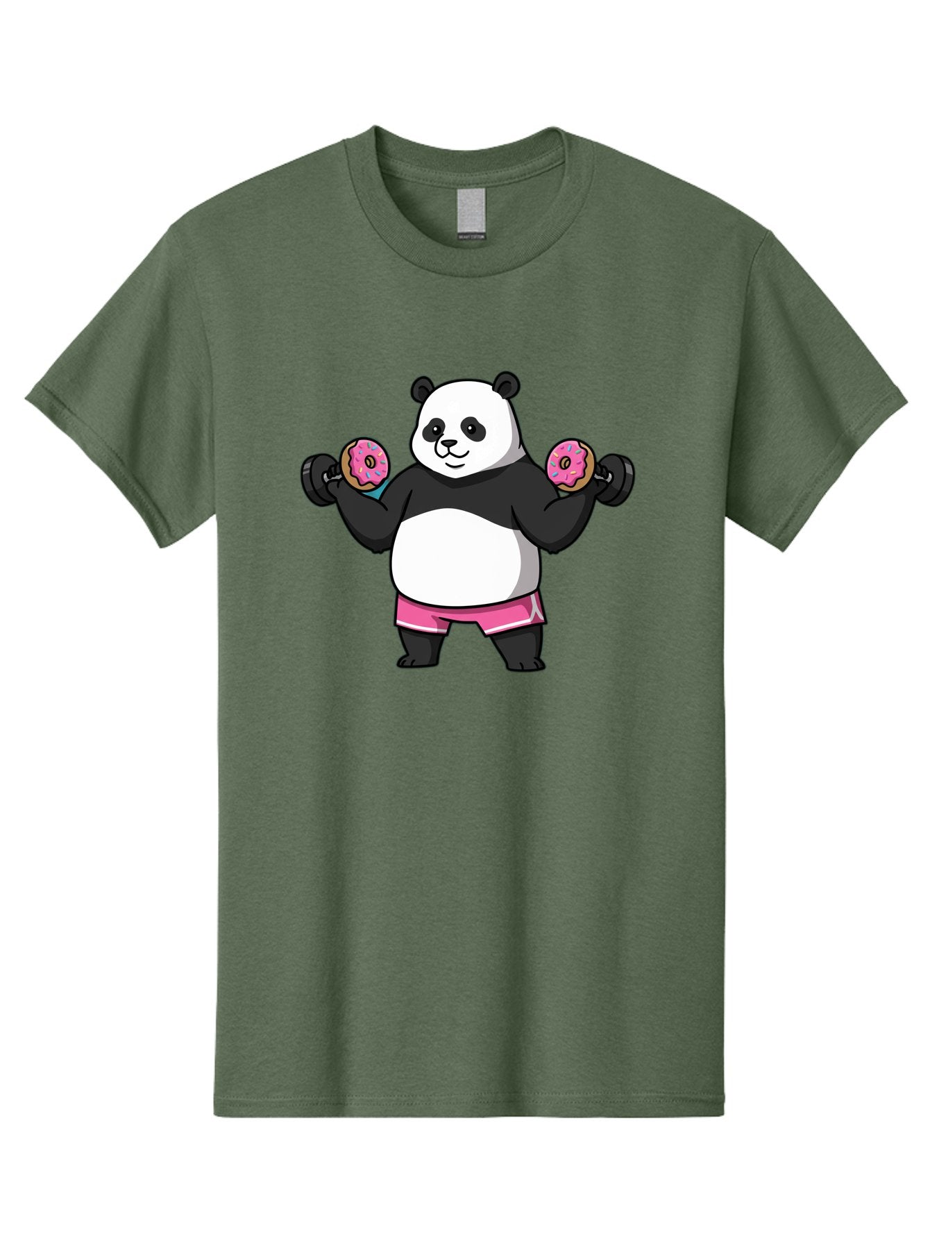Panda-Lifting-Donuts-Dumbbells Men'S Graphic Tee, 100% Cotton, Comfortable Casual Summer Wear, Machine Washable, Vintage Camera, Old Camera, Antique Camera, Black Camera, Classic Photography, Photography Equipment, Nostalgic Device, Baf951