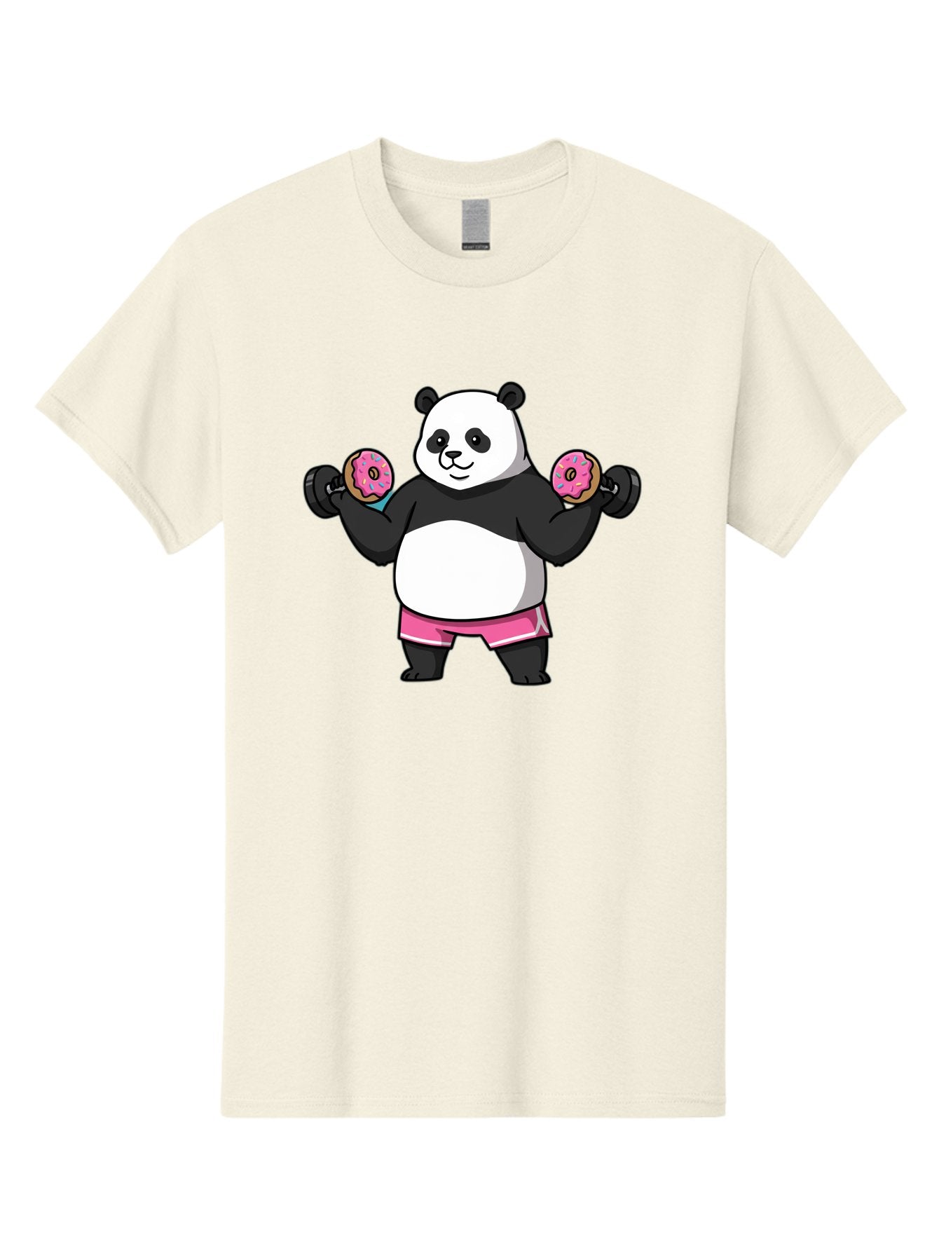 Panda-Lifting-Donuts-Dumbbells Men'S Graphic Tee, 100% Cotton, Comfortable Casual Summer Wear, Machine Washable, Vintage Camera, Old Camera, Antique Camera, Black Camera, Classic Photography, Photography Equipment, Nostalgic Device, Baf951 13