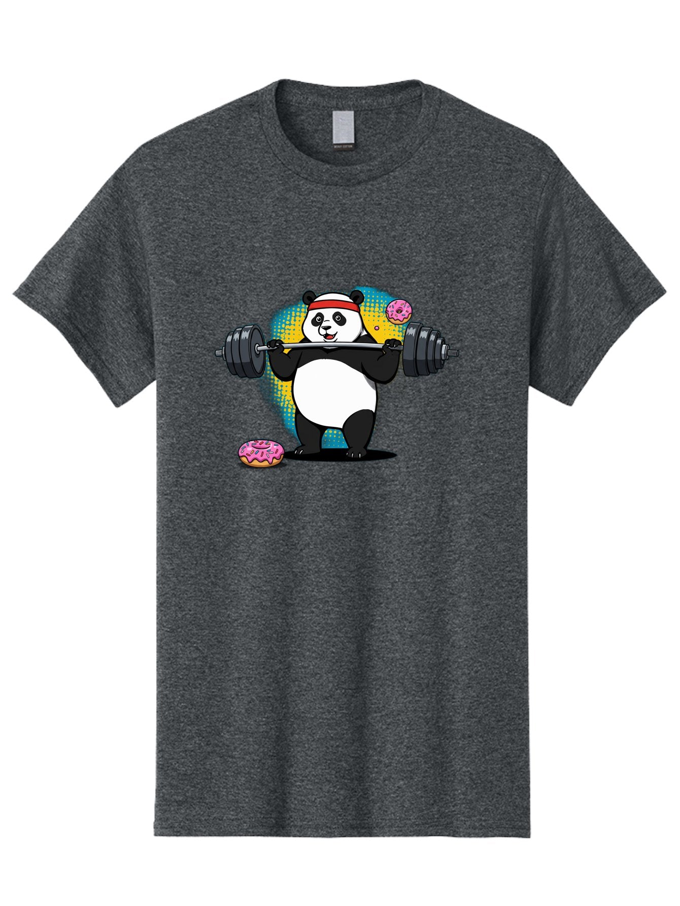 Panda-Lifting-Weights-2 Men'S Graphic Tee, 100% Cotton, Comfortable Casual Summer Wear, Machine Washable, Vintage Camera, Old Camera, Antique Camera, Black Camera, Classic Photography, Photography Equipment, Nostalgic Device, Film Camera, Baf954 11
