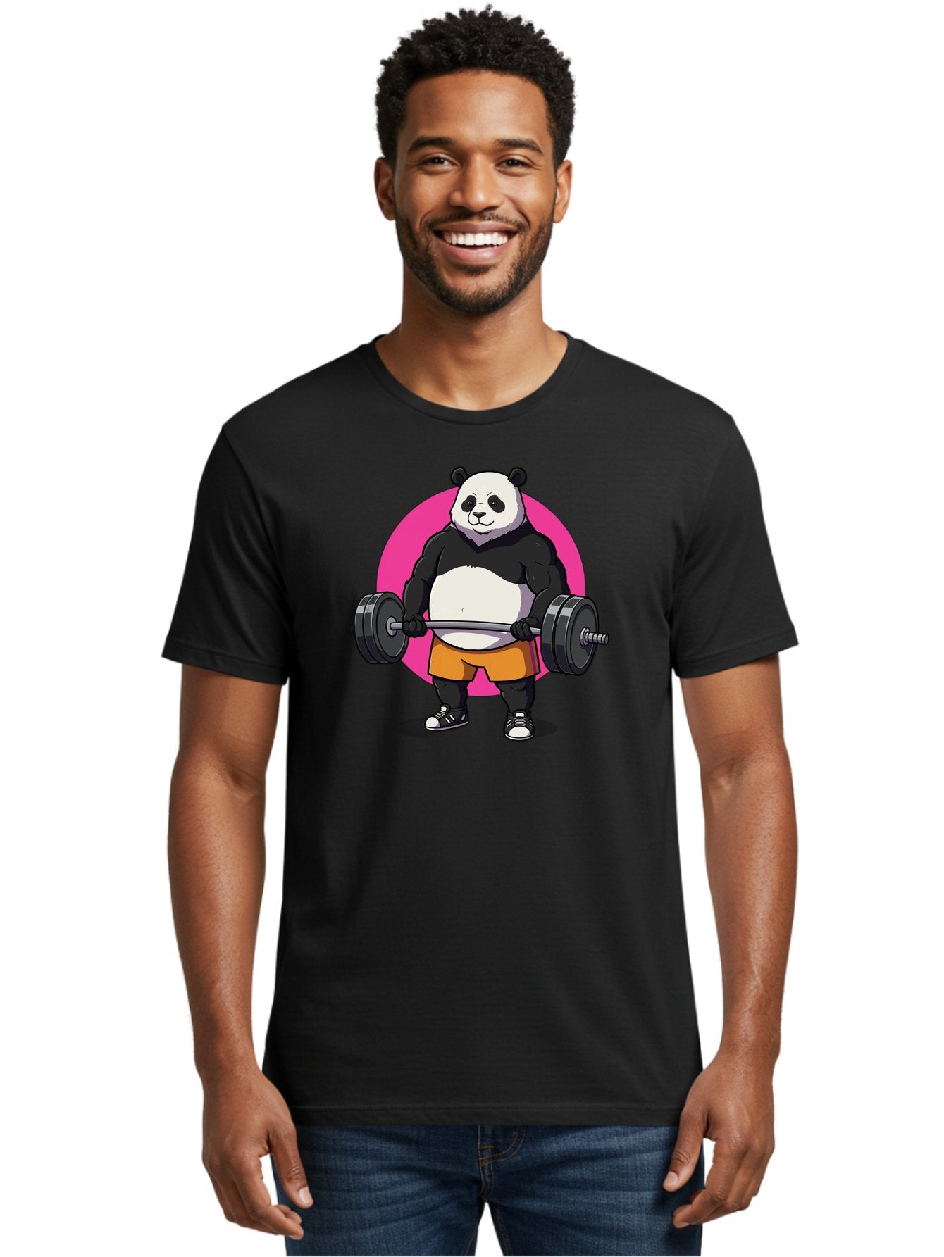 Panda-Lifting-Weights-4 Men'S Graphic Tee, 100% Cotton, Comfortable Casual Summer Wear, Machine Washable, Vintage Camera, Old Camera, Antique Camera, Black Camera, Classic Photography, Photography Equipment, Nostalgic Device, Film Camera, Baf956 26