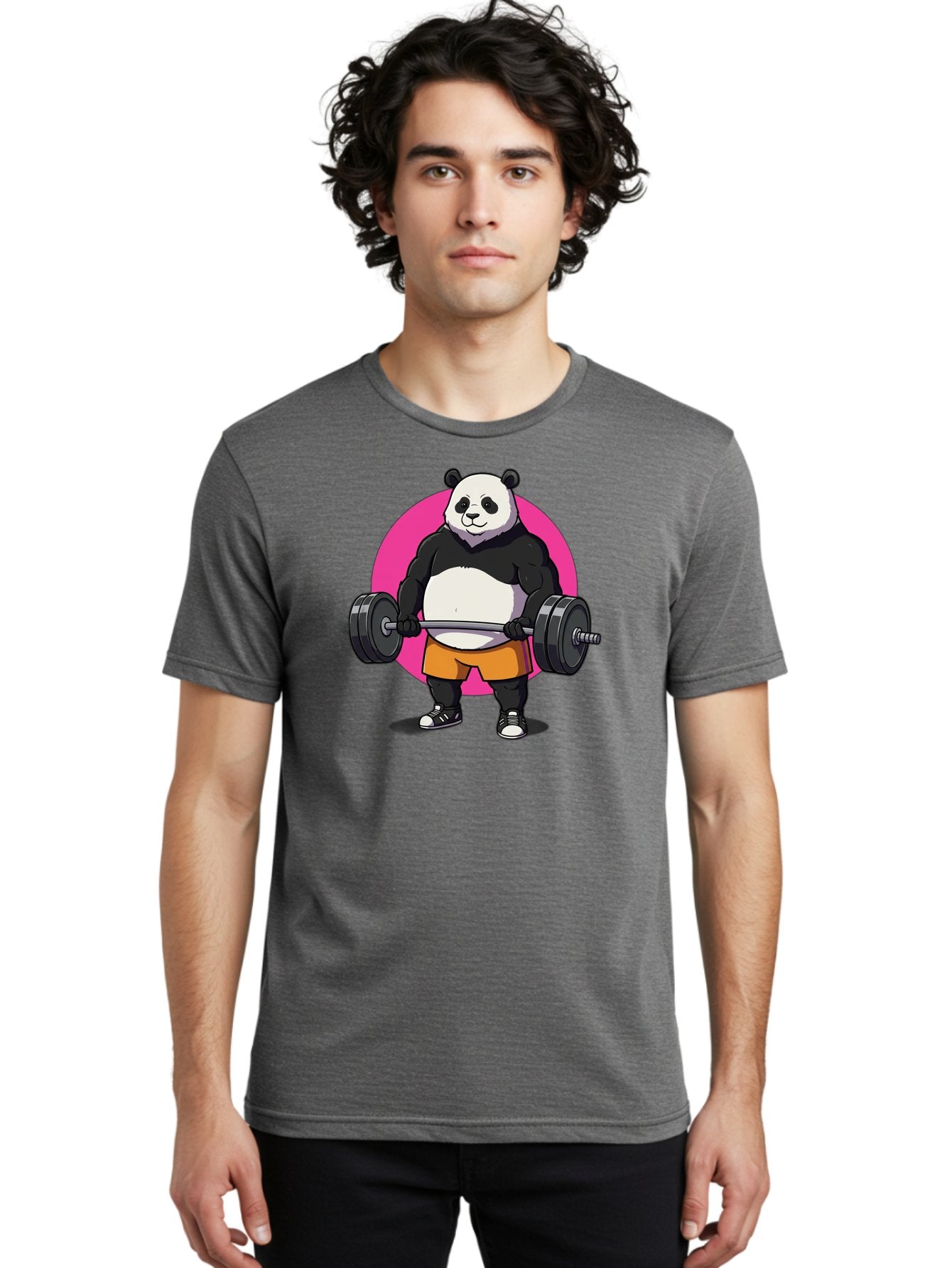 Panda-Lifting-Weights-4 Men'S Graphic Tee, 100% Cotton, Comfortable Casual Summer Wear, Machine Washable, Vintage Camera, Old Camera, Antique Camera, Black Camera, Classic Photography, Photography Equipment, Nostalgic Device, Film Camera, Baf956 18