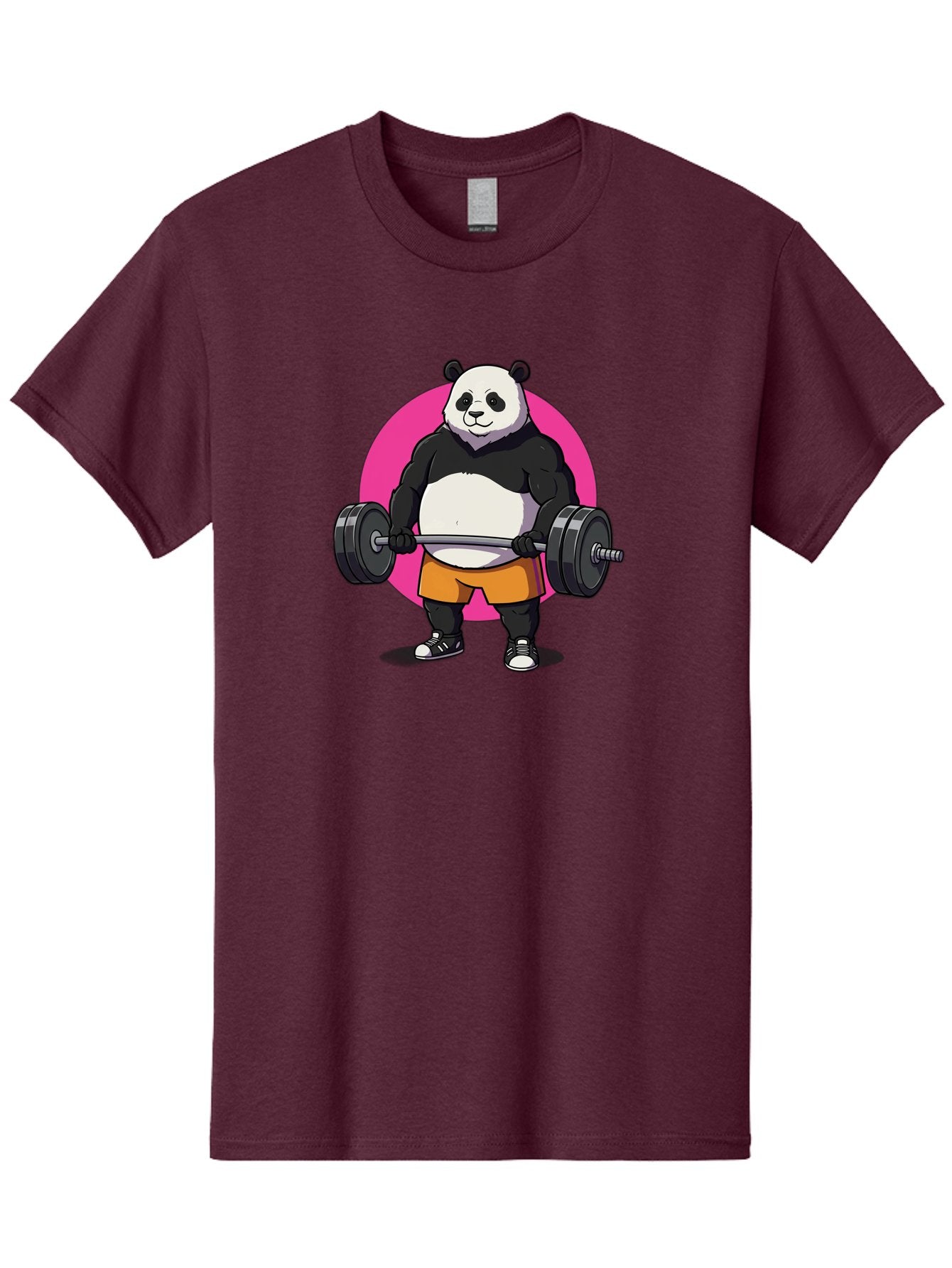 Panda-Lifting-Weights-4 Men'S Graphic Tee, 100% Cotton, Comfortable Casual Summer Wear, Machine Washable, Vintage Camera, Old Camera, Antique Camera, Black Camera, Classic Photography, Photography Equipment, Nostalgic Device, Film Camera, Baf956 13