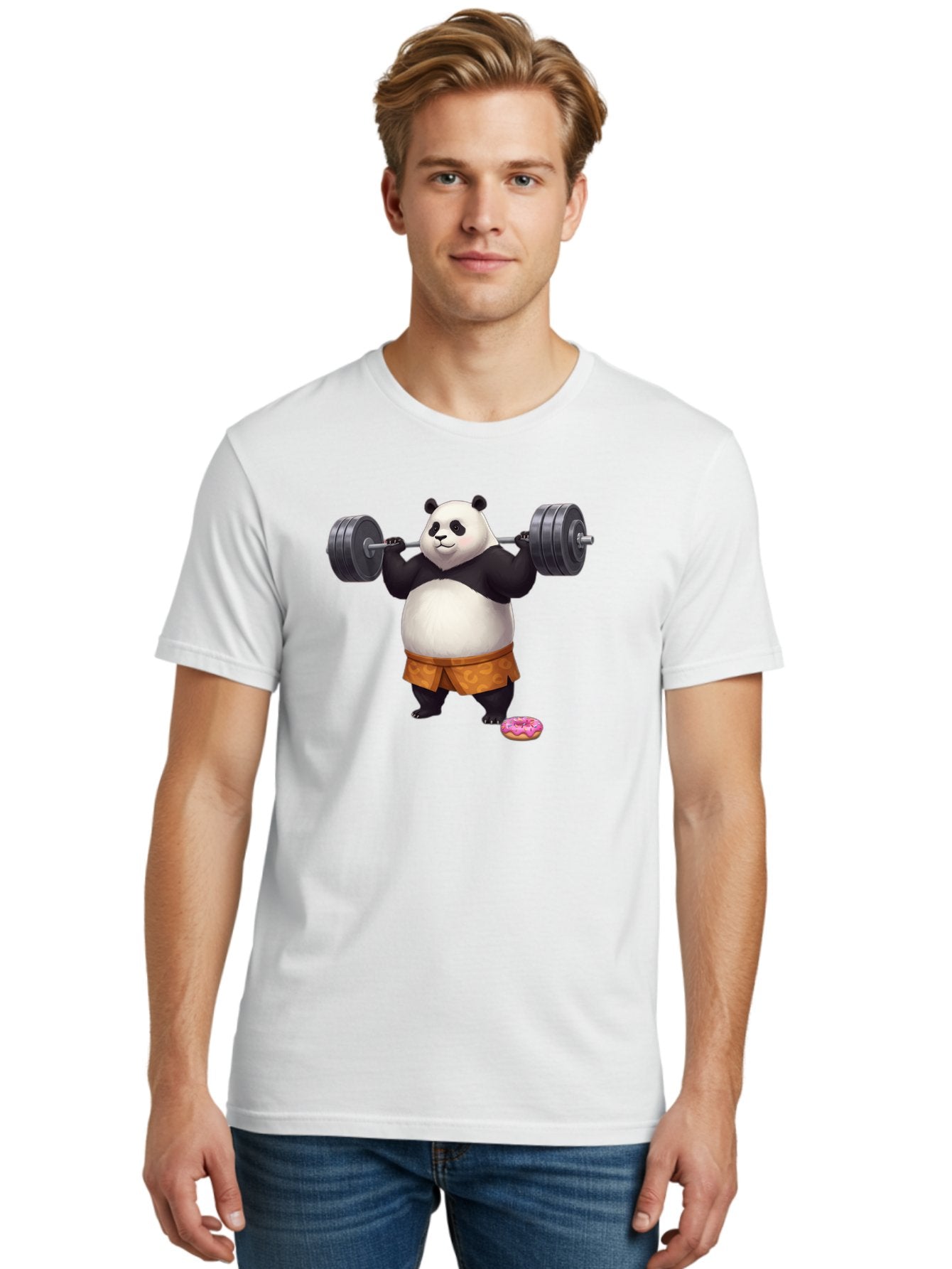 Panda-Lifting-Weights-5 Men'S Graphic Tee, 100% Cotton, Comfortable Casual Summer Wear, Machine Washable, Vintage Camera, Old Camera, Antique Camera, Black Camera, Classic Photography, Photography Equipment, Nostalgic Device, Film Camera, Baf957 23