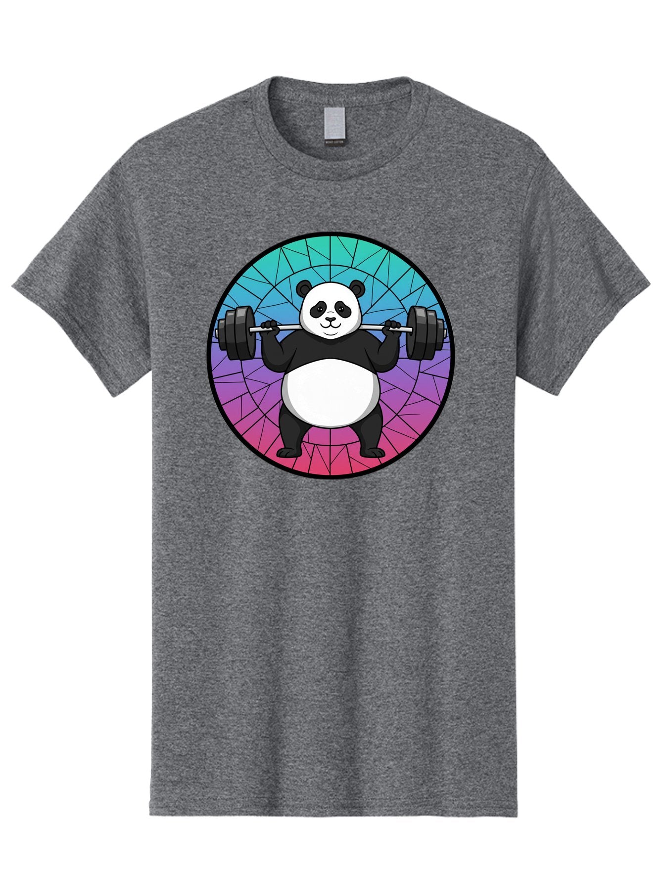 Panda-Lifting-Weights-6 Men'S Graphic Tee, 100% Cotton, Comfortable Casual Summer Wear, Machine Washable, Vintage Camera, Old Camera, Antique Camera, Black Camera, Classic Photography, Photography Equipment, Nostalgic Device, Film Camera, Baf958 6