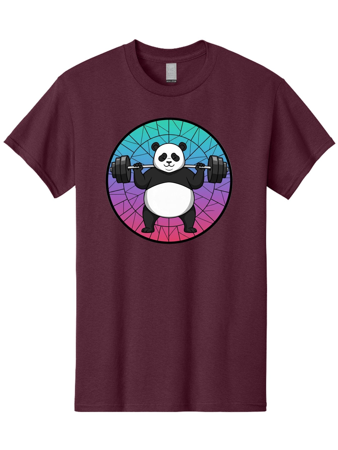 Panda-Lifting-Weights-6 Men'S Graphic Tee, 100% Cotton, Comfortable Casual Summer Wear, Machine Washable, Vintage Camera, Old Camera, Antique Camera, Black Camera, Classic Photography, Photography Equipment, Nostalgic Device, Film Camera, Baf958 12