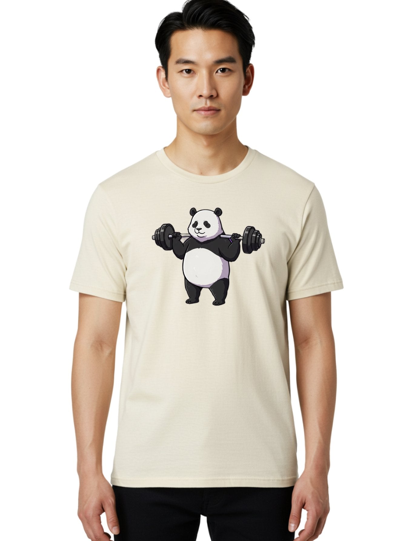 Panda-Lifting-Weights-8 Men'S Graphic Tee, 100% Cotton, Comfortable Casual Summer Wear, Machine Washable, Vintage Camera, Old Camera, Antique Camera, Black Camera, Classic Photography, Photography Equipment, Nostalgic Device, Film Camera, Baf960 30