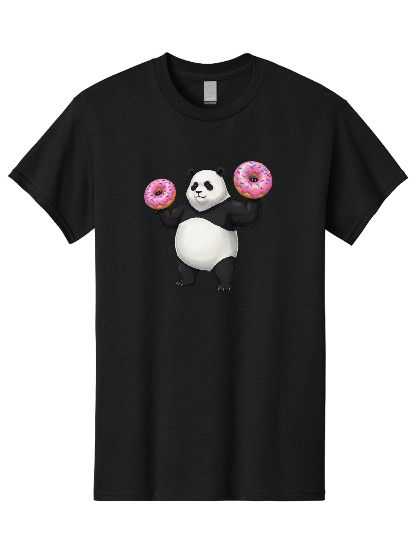 Panda-With-Donuts Men'S Graphic Tee, 100% Cotton, Comfortable Casual Summer Wear, Machine Washable, Vintage Camera, Old Camera, Antique Camera, Black Camera, Classic Photography, Photography Equipment, Nostalgic Device, Film Camera, Camera Art Baf963 14