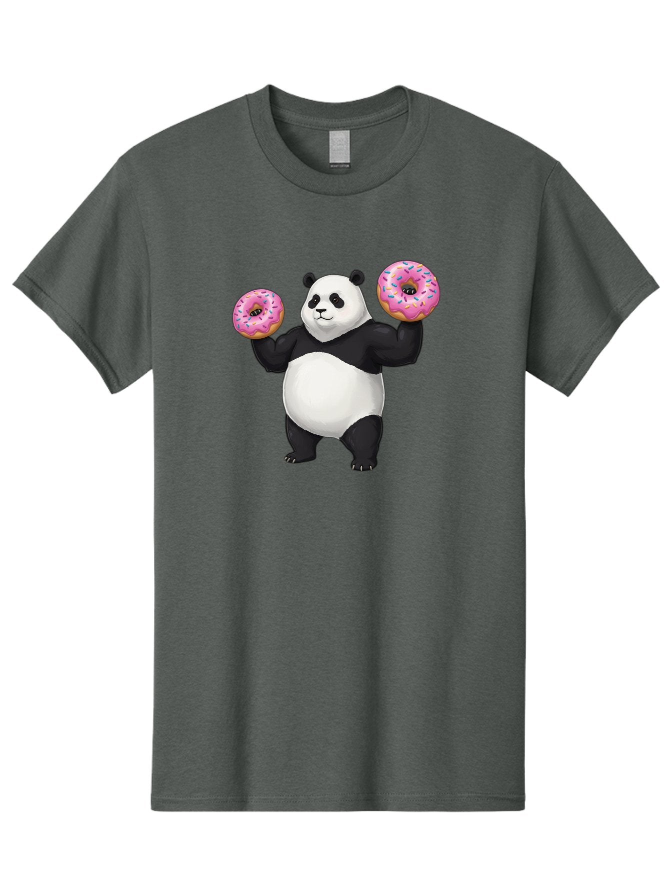 Panda-With-Donuts Men'S Graphic Tee, 100% Cotton, Comfortable Casual Summer Wear, Machine Washable, Vintage Camera, Old Camera, Antique Camera, Black Camera, Classic Photography, Photography Equipment, Nostalgic Device, Film Camera, Camera Art Baf963 3