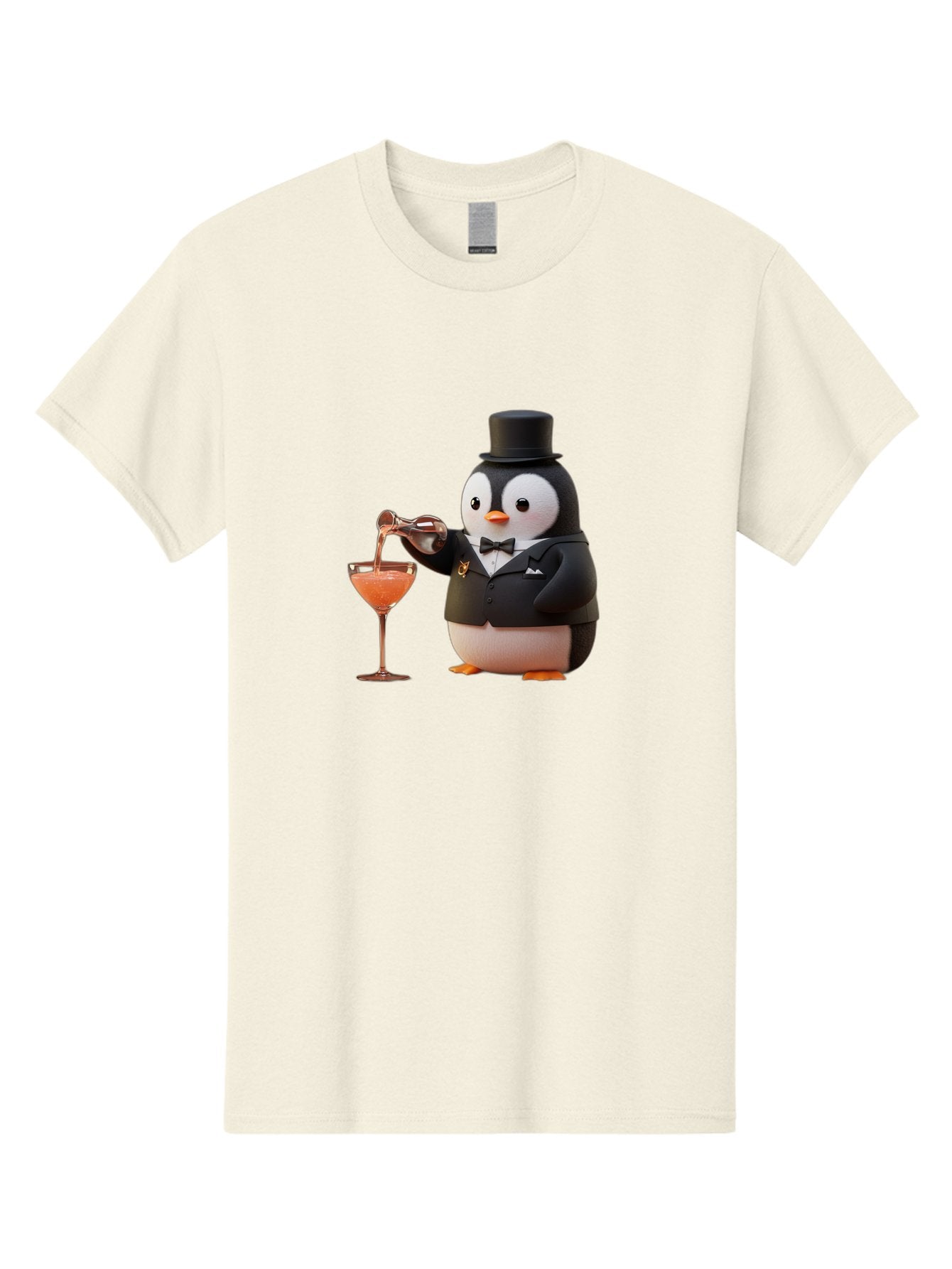 Penguin-Bartender-1 Men'S Graphic Tee, 100% Cotton, Comfortable Casual Summer Wear, Machine Washable, Vintage Camera, Old Camera, Antique Camera, Black Camera, Classic Photography, Photography Equipment, Nostalgic Device, Film Camera, Baf966 15