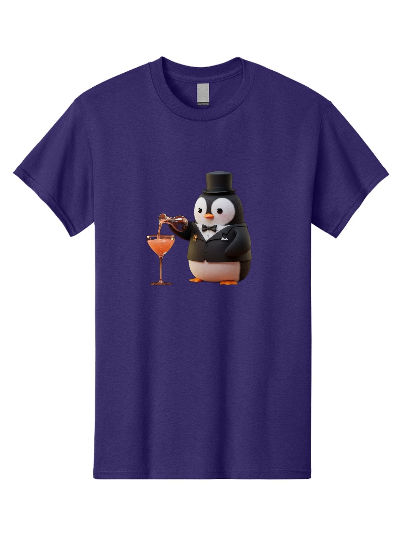 Penguin-Bartender-1 Men'S Graphic Tee, 100% Cotton, Comfortable Casual Summer Wear, Machine Washable, Vintage Camera, Old Camera, Antique Camera, Black Camera, Classic Photography, Photography Equipment, Nostalgic Device, Film Camera, Baf966 6
