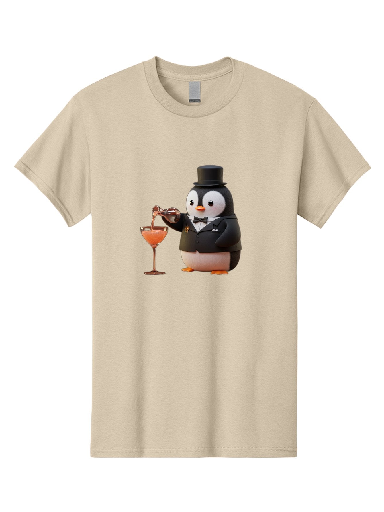 Penguin-Bartender-1 Men'S Graphic Tee, 100% Cotton, Comfortable Casual Summer Wear, Machine Washable, Vintage Camera, Old Camera, Antique Camera, Black Camera, Classic Photography, Photography Equipment, Nostalgic Device, Film Camera, Baf966 13